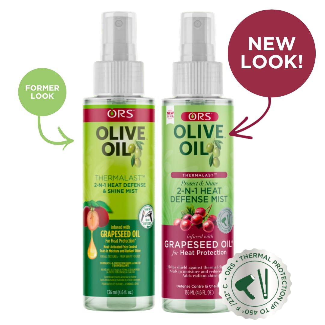 Ors Olive Oil Thermalast 2 N 1 Heat Defense Mist Infused With Grapeseed Oil for - Thumbnail 3