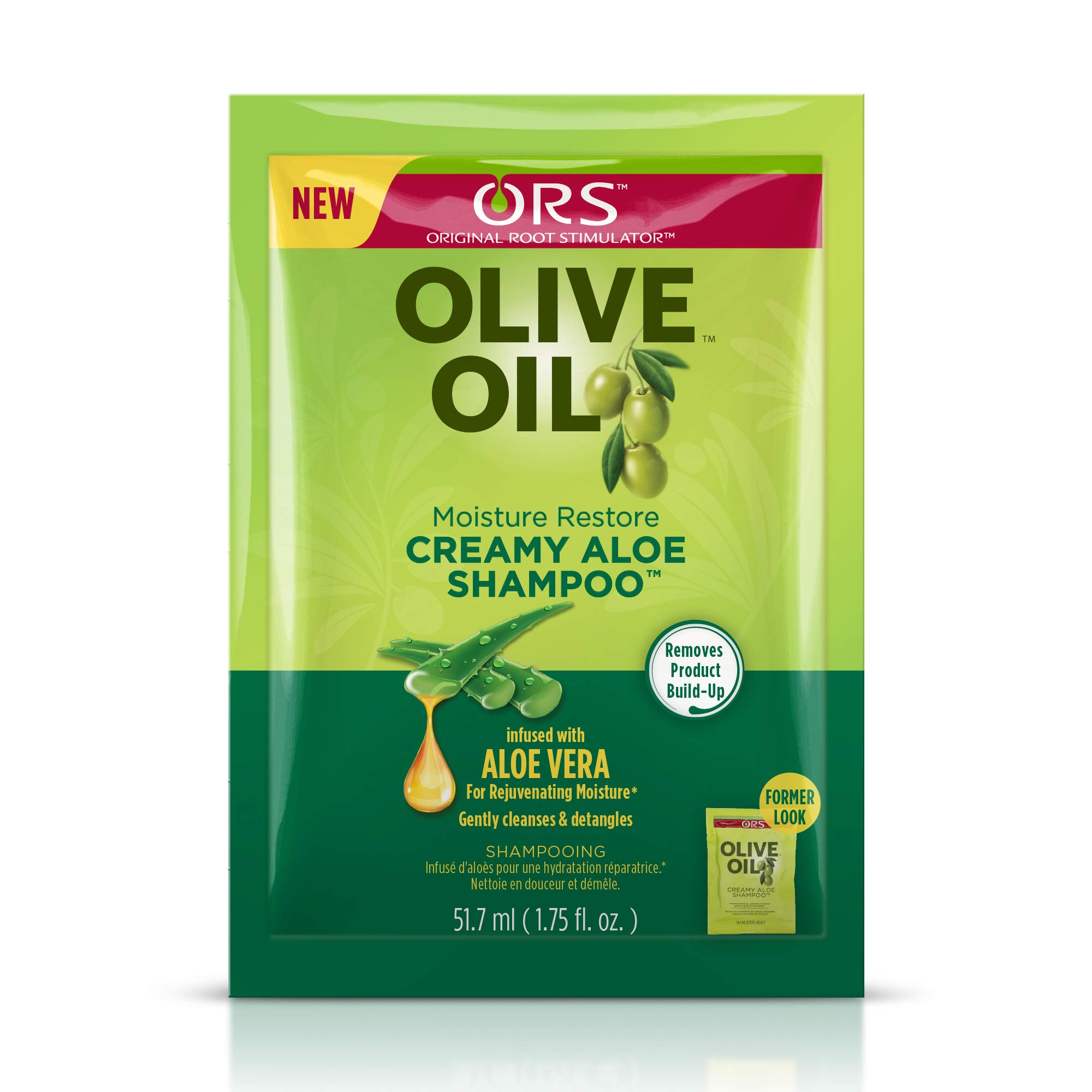 Organic Root Stimulator Olive Oil Creamy Aloe Shampoo 1.75 oz - Thumbnail 2