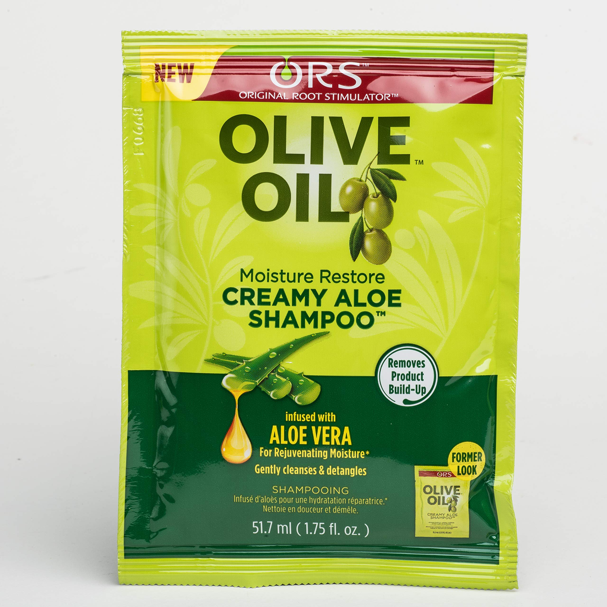 Organic Root Stimulator Olive Oil Creamy Aloe Shampoo 1.75 oz