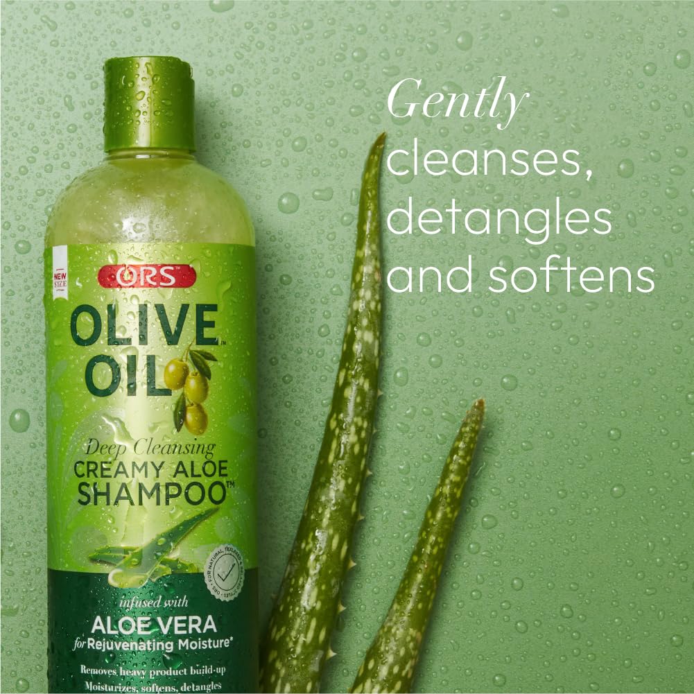 Ors Olive Oil Moisture Restore Creamy Aloe Shampoo Infused With Aleo Vera 12.5 - Thumbnail 3