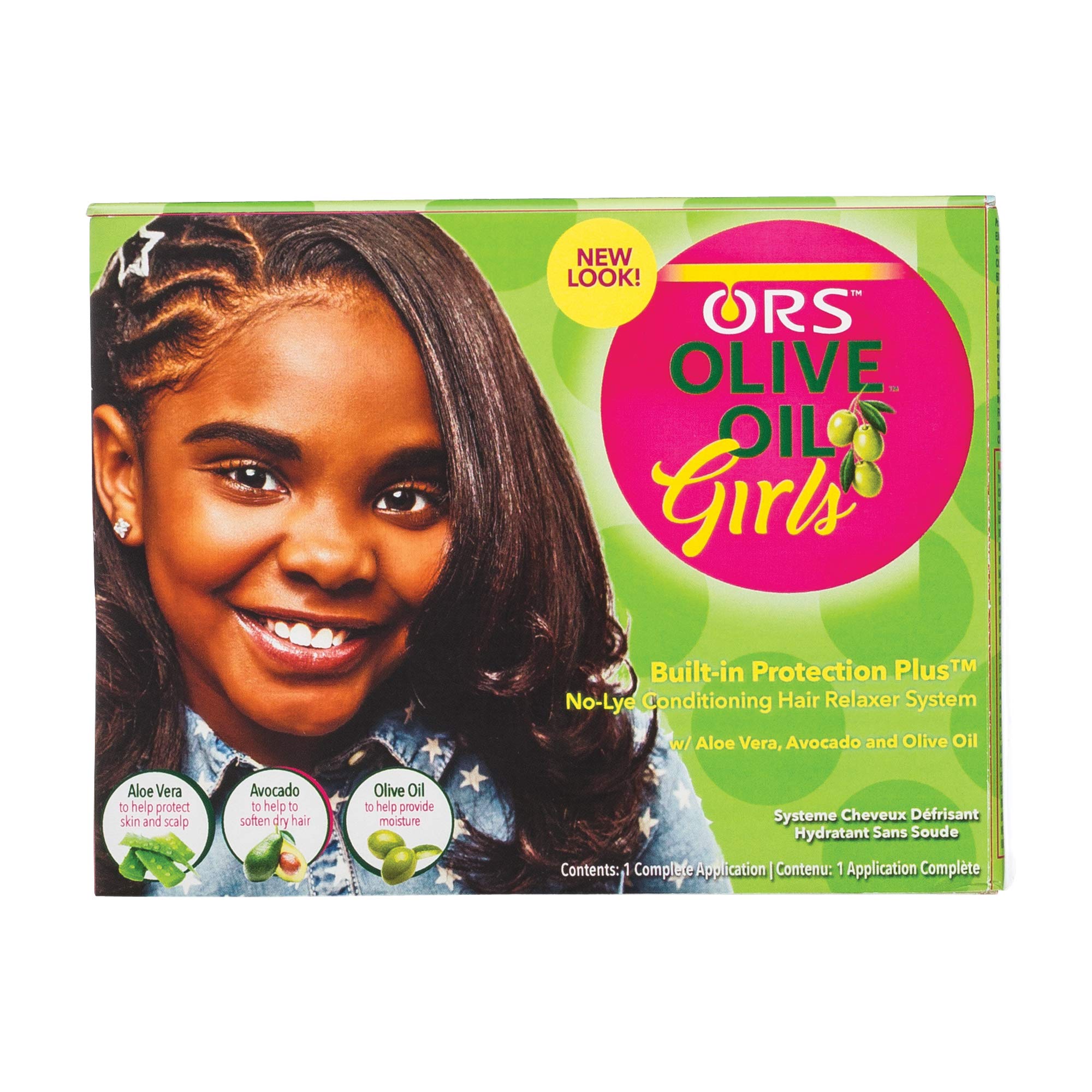 Ors Olive Oil Girls Built In Protection Plus No Lye Conditioning Hair Relaxer