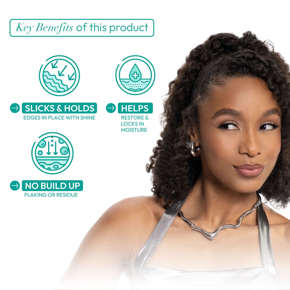 Ors Olive Oil Goodbye Dry Mega Moisture Edge Control Extra Firm Gel With Aloe - Thumbnail 3