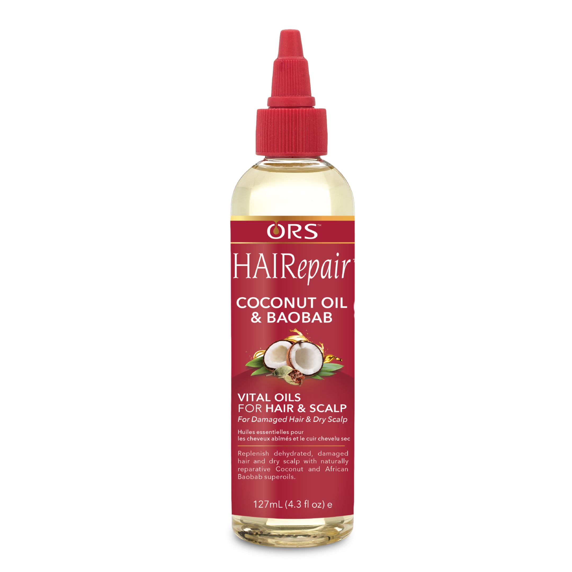 Ors Hairepair Vital Oils for Dry Damaged Hair and Scalp Nourishing 4.3 oz - Thumbnail 1