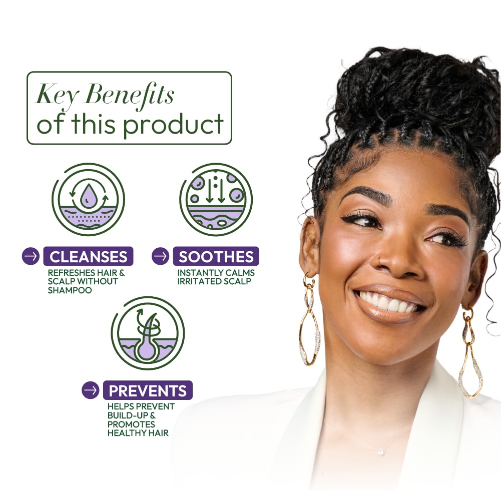 Ors Olive Oil Braidzone Herbal Cleanse Dry Shampoo With Lavender Acai Oil for - Thumbnail 2