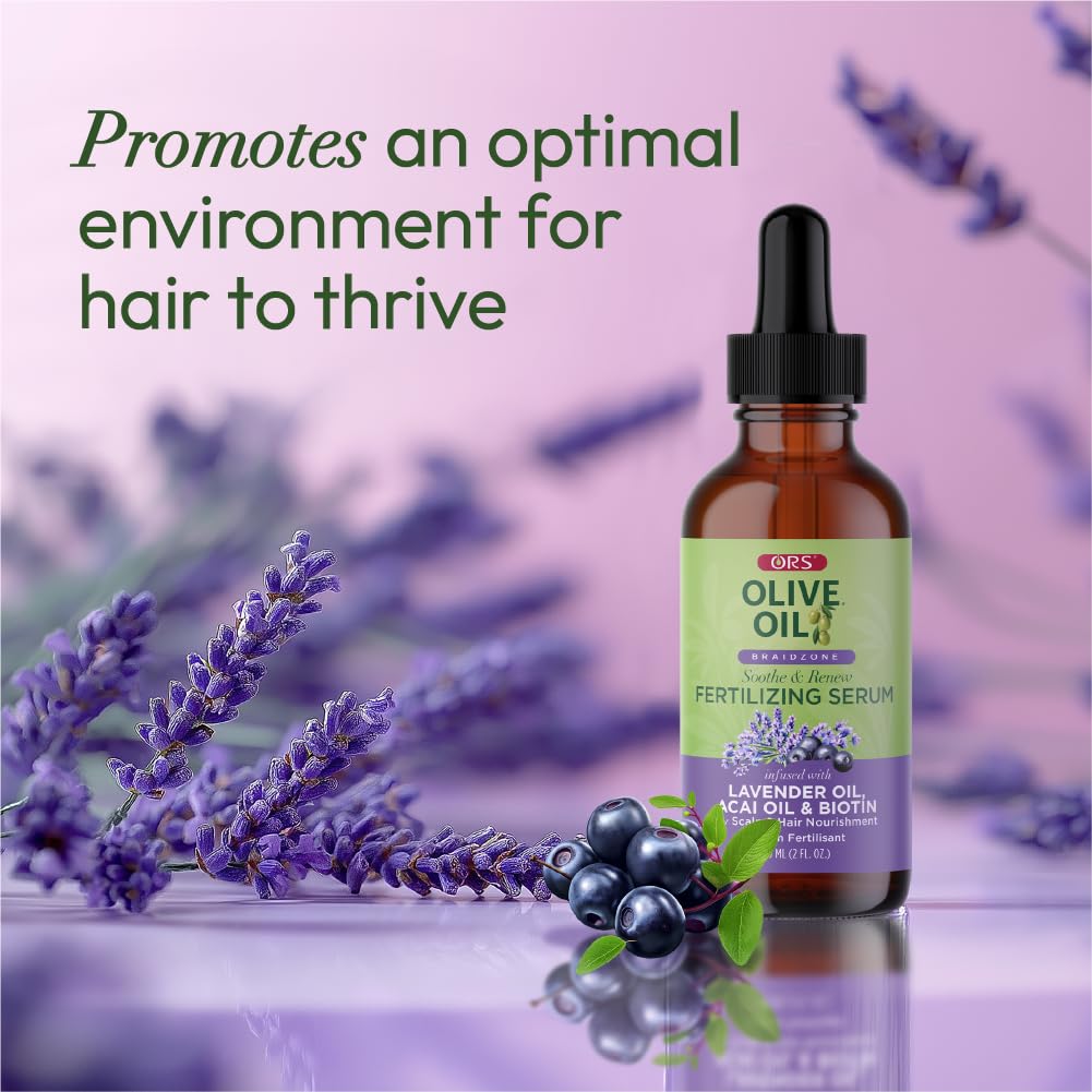 Ors Olive Oil Braidzone Fertilizing Serum With Lavender Acai Biotin for Hair - Thumbnail 3