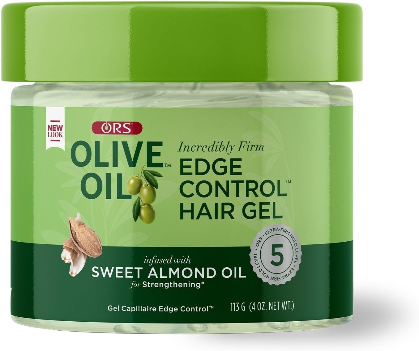 Ors Olive Oil Edge Control Hair Gel Natural Hair Types Strengthening Unisex