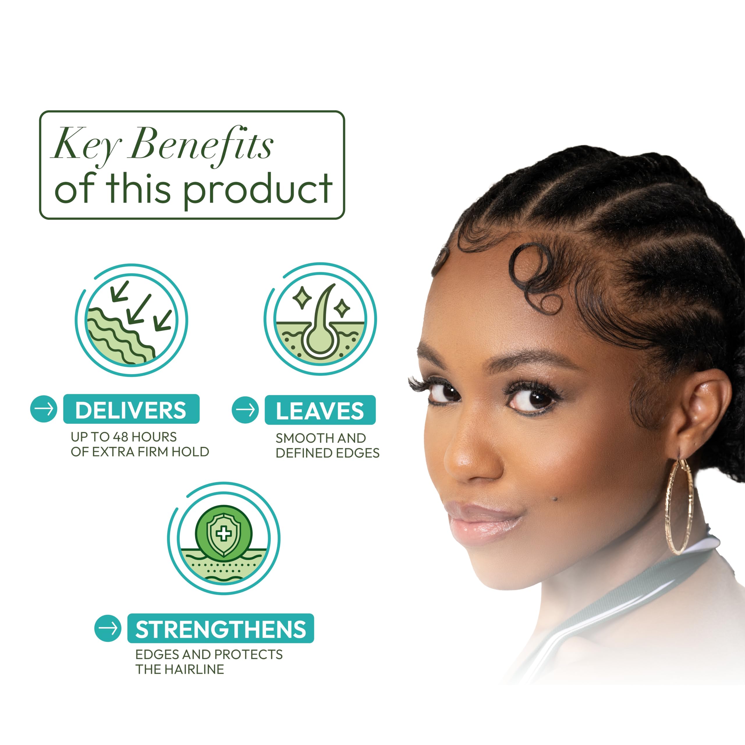 Ors Olive Oil Hbcu Culture Edge Control Hair Gel Extra Firm Hold 2.25 oz