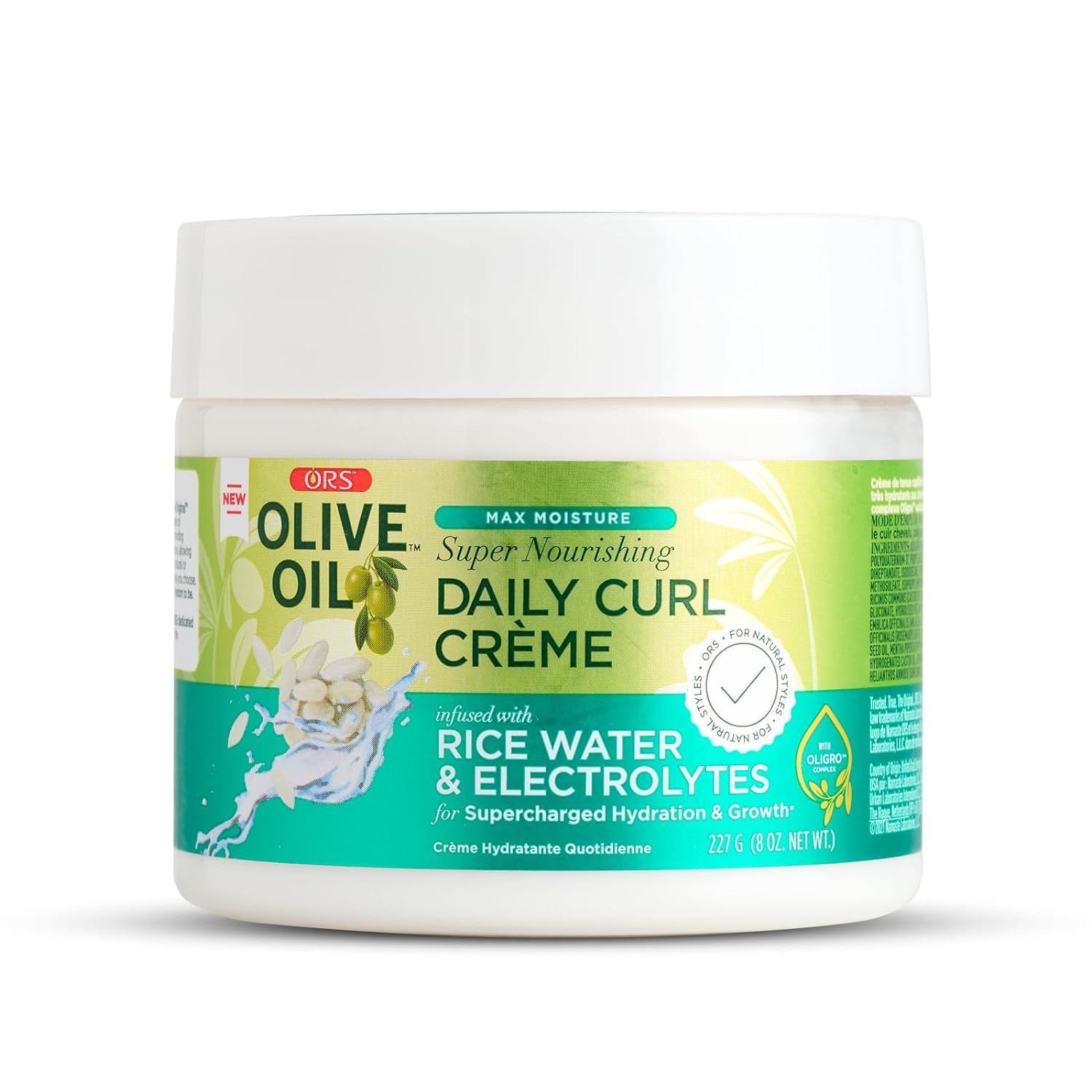Ors Olive Oil Max Moisture Super Nourishing Daily Curl Crème Infused With Rice