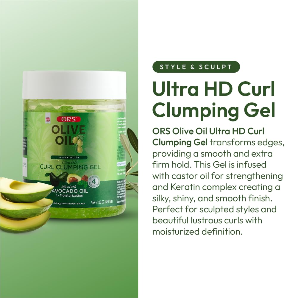 Ors Olive Oil Style Sculpt Ultra Hd Curl Clumping Gel With Avocado Oil for - Thumbnail 3