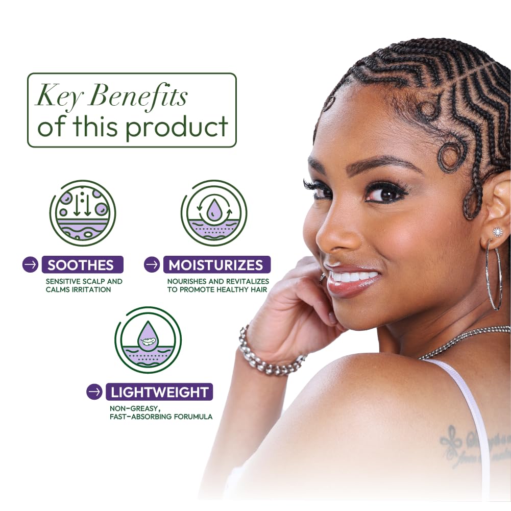 Ors Olive Oil Braidzone Soothing Scalp Oil With Lavender Acai Biotin for - Thumbnail 2