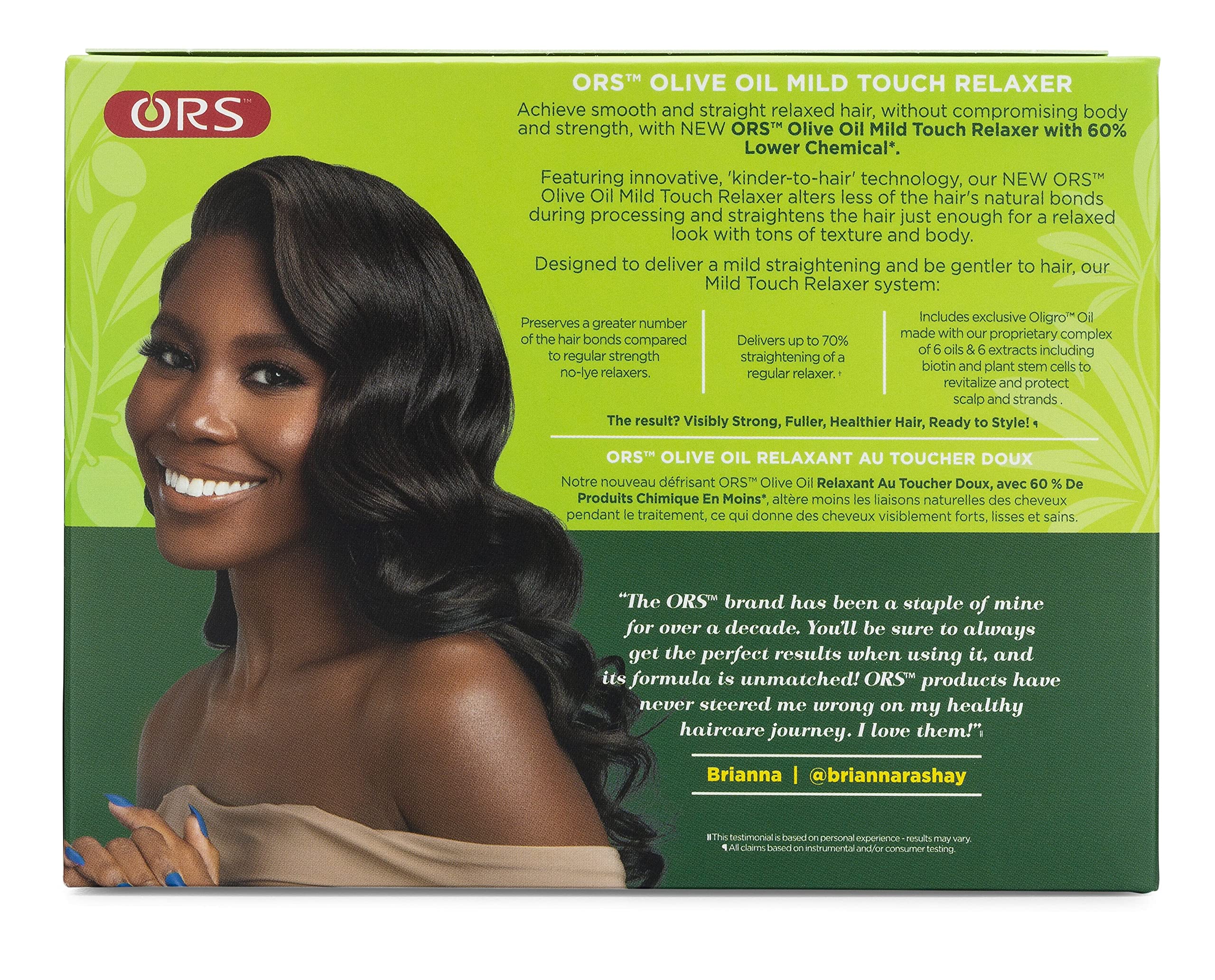 Ors Olive Oil Mild Touch Relaxer 60% Lower Chemical No Lye Mild Strength - Thumbnail 2