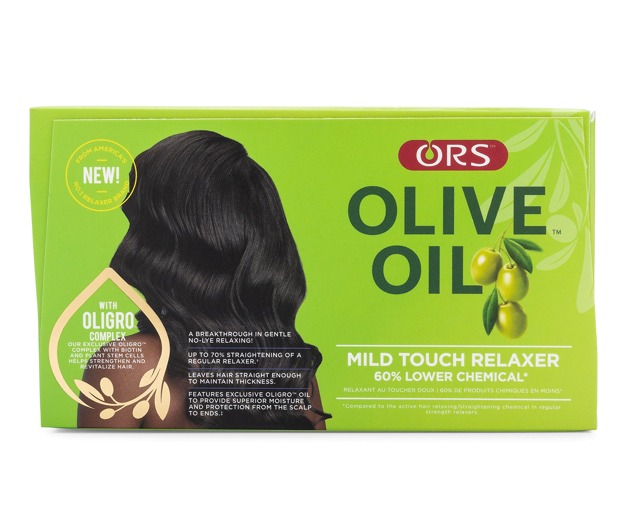 Ors Olive Oil Mild Touch Relaxer 60% Lower Chemical No Lye Mild Strength - Thumbnail 3