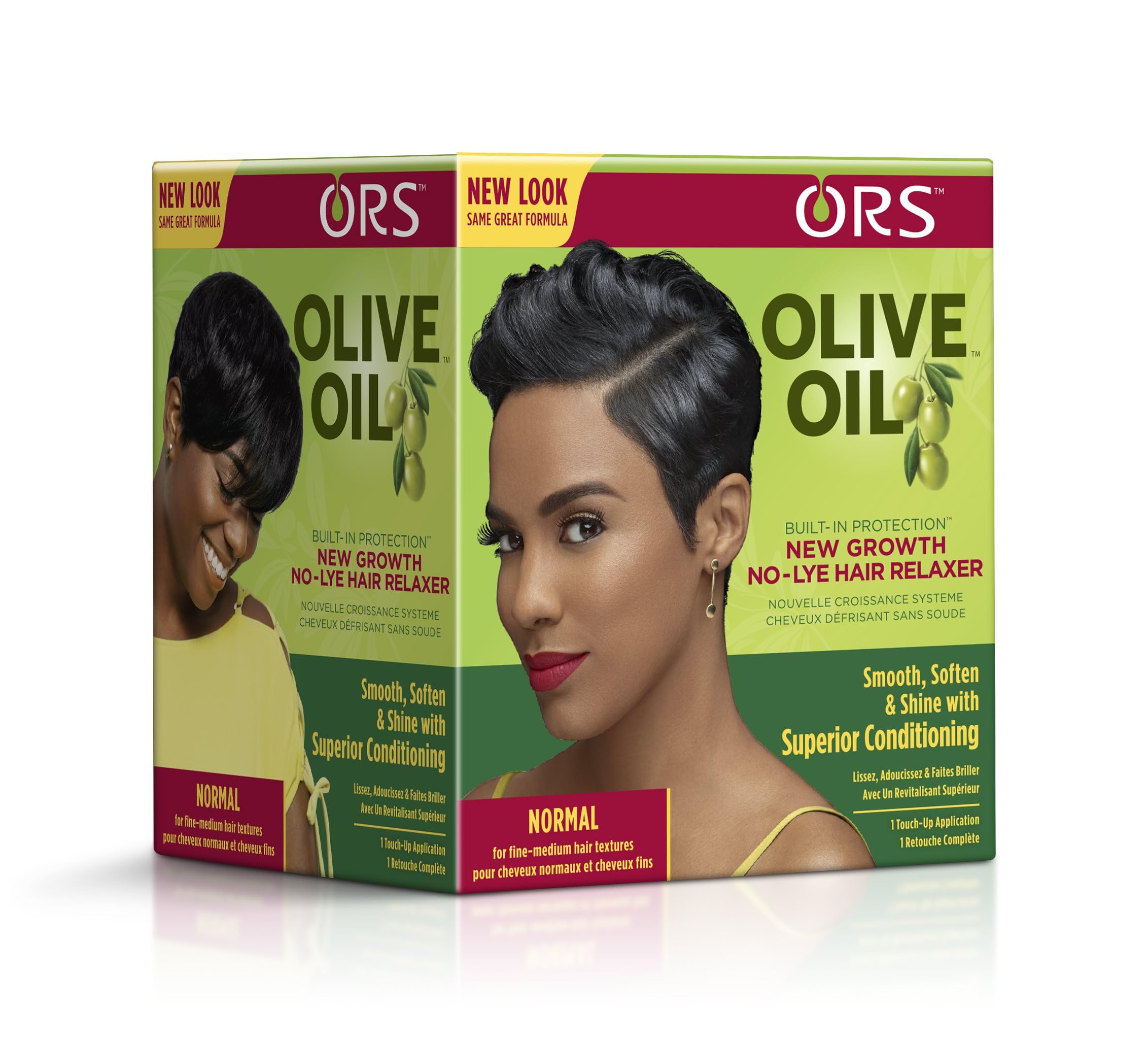Ors Olive Oil Built In Protection New Growth No Lye Hair Relaxer Normal Strength - Thumbnail 2