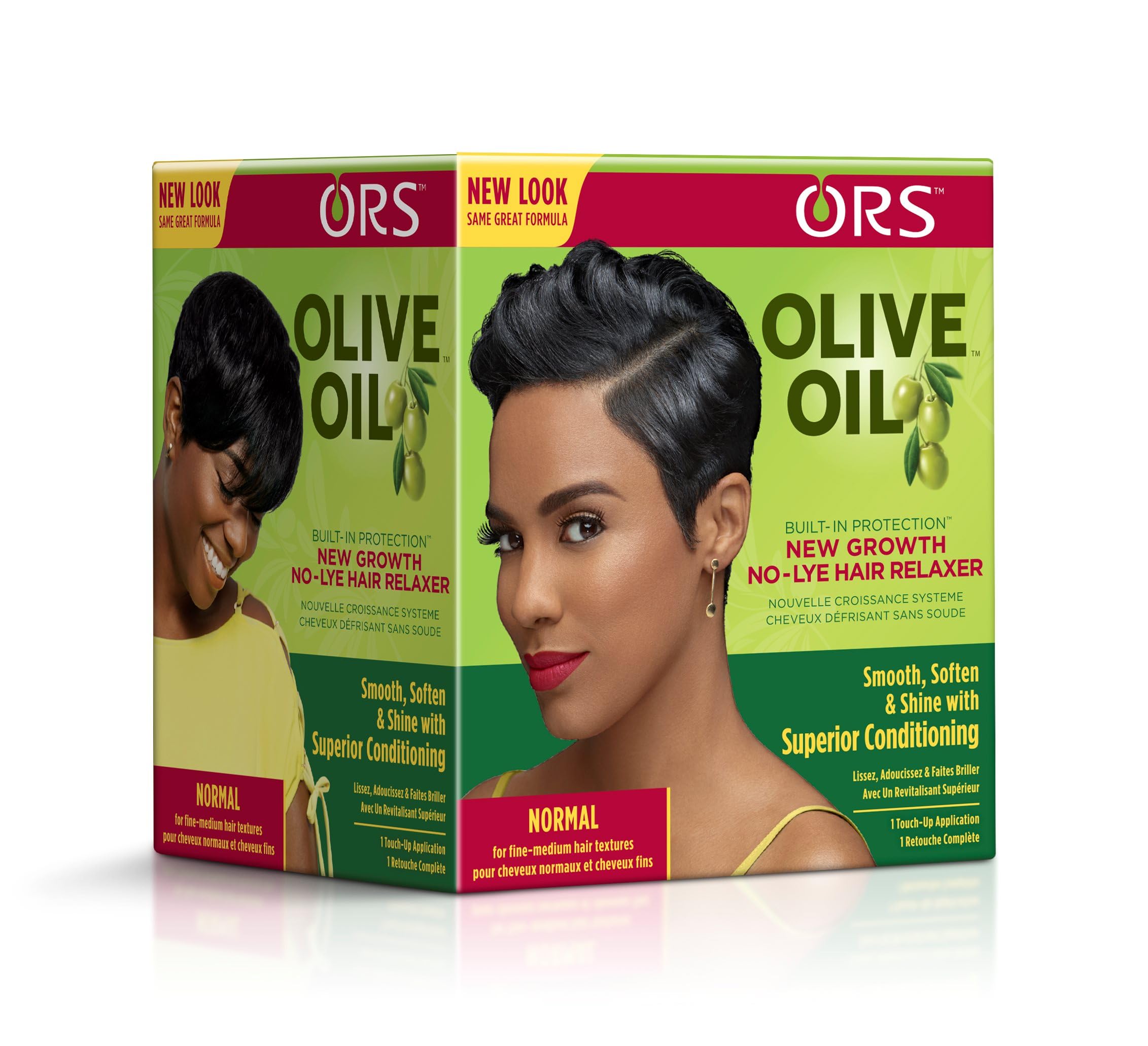Ors Olive Oil Built In Protection New Growth No Lye Hair Relaxer Normal Strength