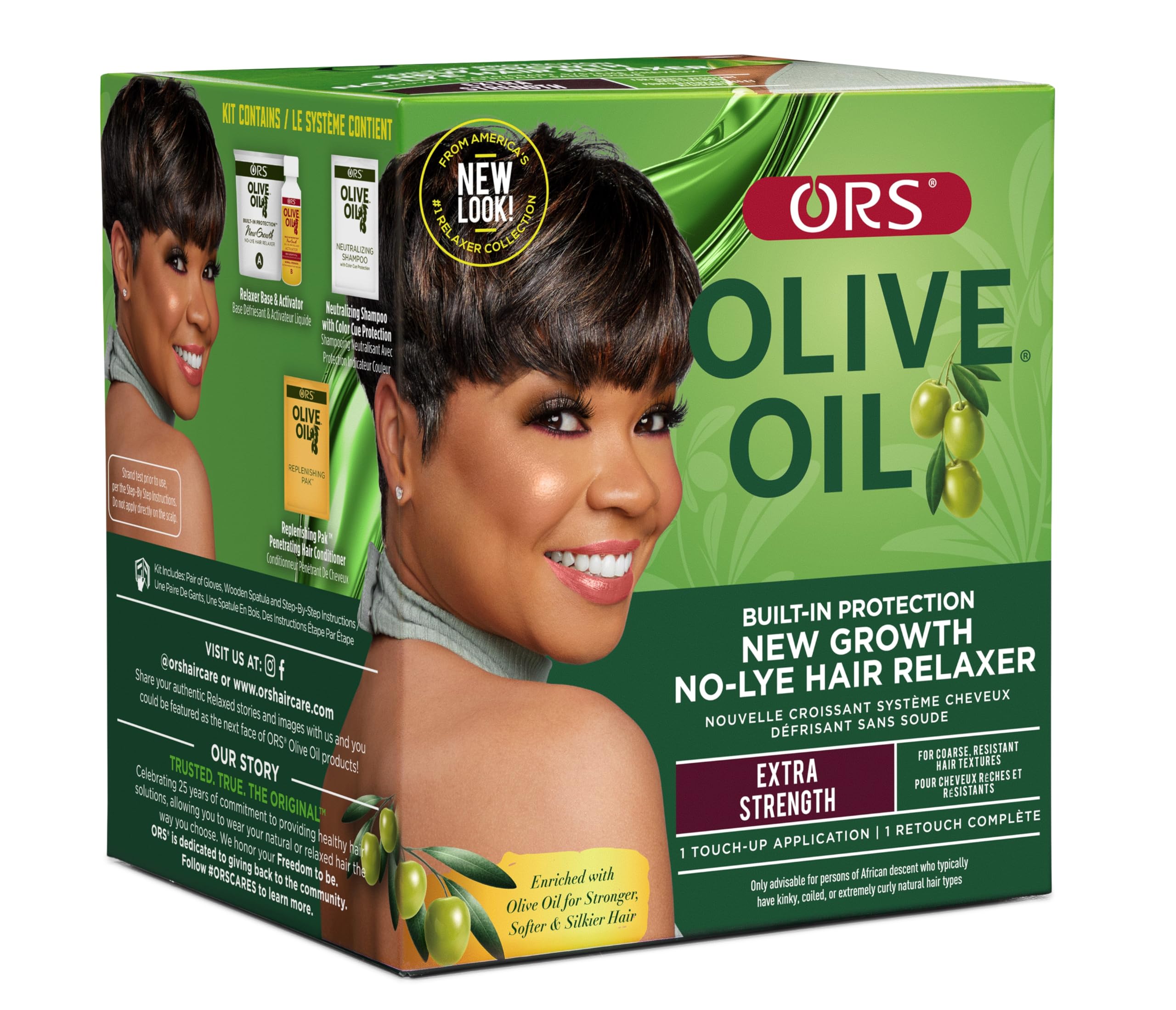 Ors Built In Protection No Lye Hair Relaxer Systems Extra Strength Coarse