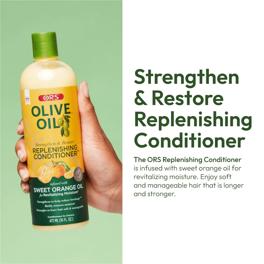 Ors Olive Oil Strengthen Restore Replenishing Hair Conditioner All Hair Types - Thumbnail 2