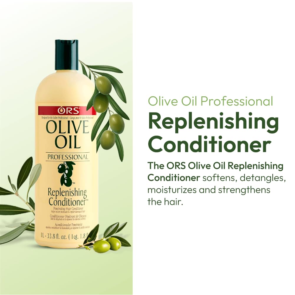 Ors Olive Oil Professional Replenishing Conditioner 33.8 oz - Thumbnail 3