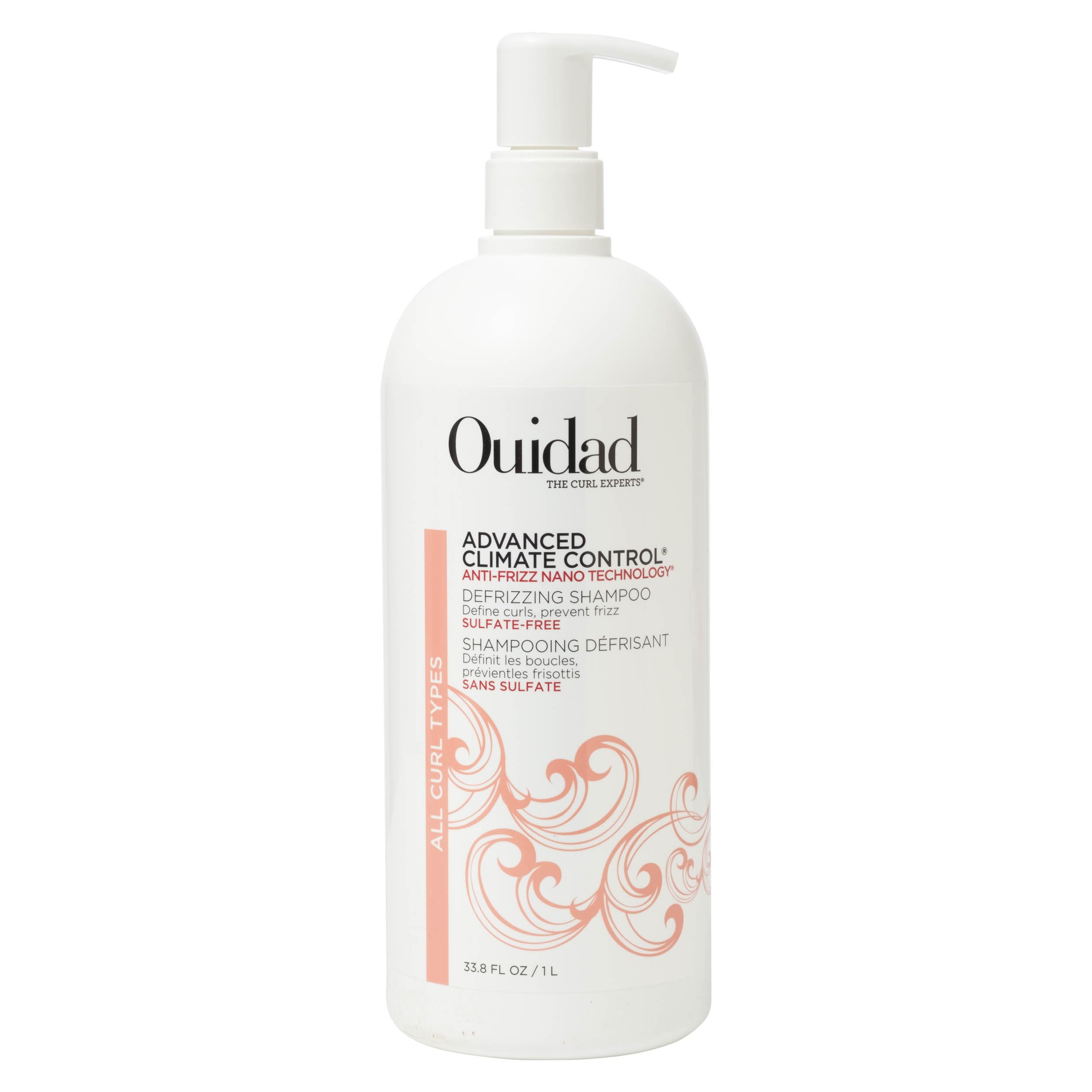 Ouidad Advanced Climate Control Defrizzing Shampoo 33.8 Fl Oz Curl Defining