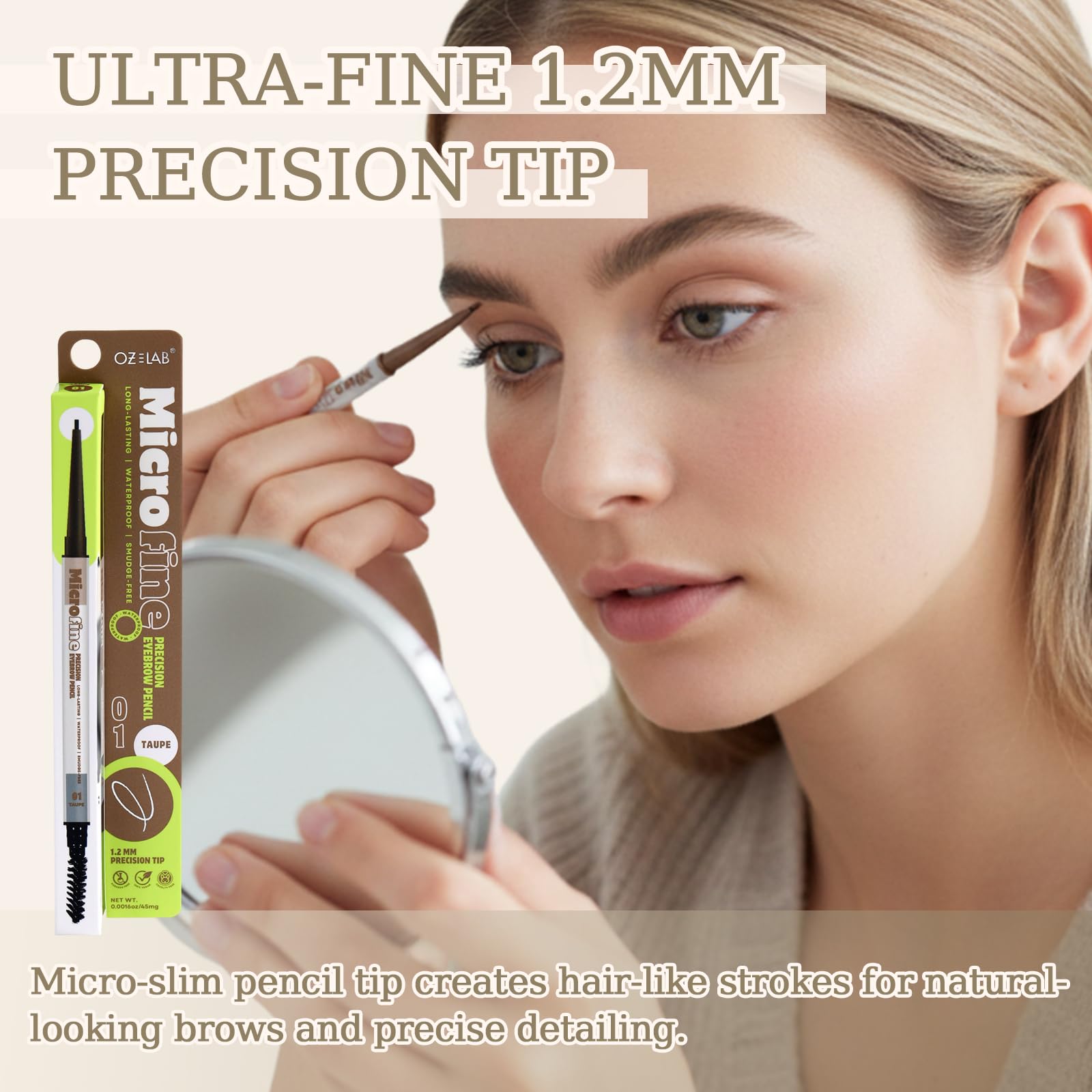 (24-pack) Oz Lab Micro Fine Precision Eyebrow Pencil - Thumbnail 2