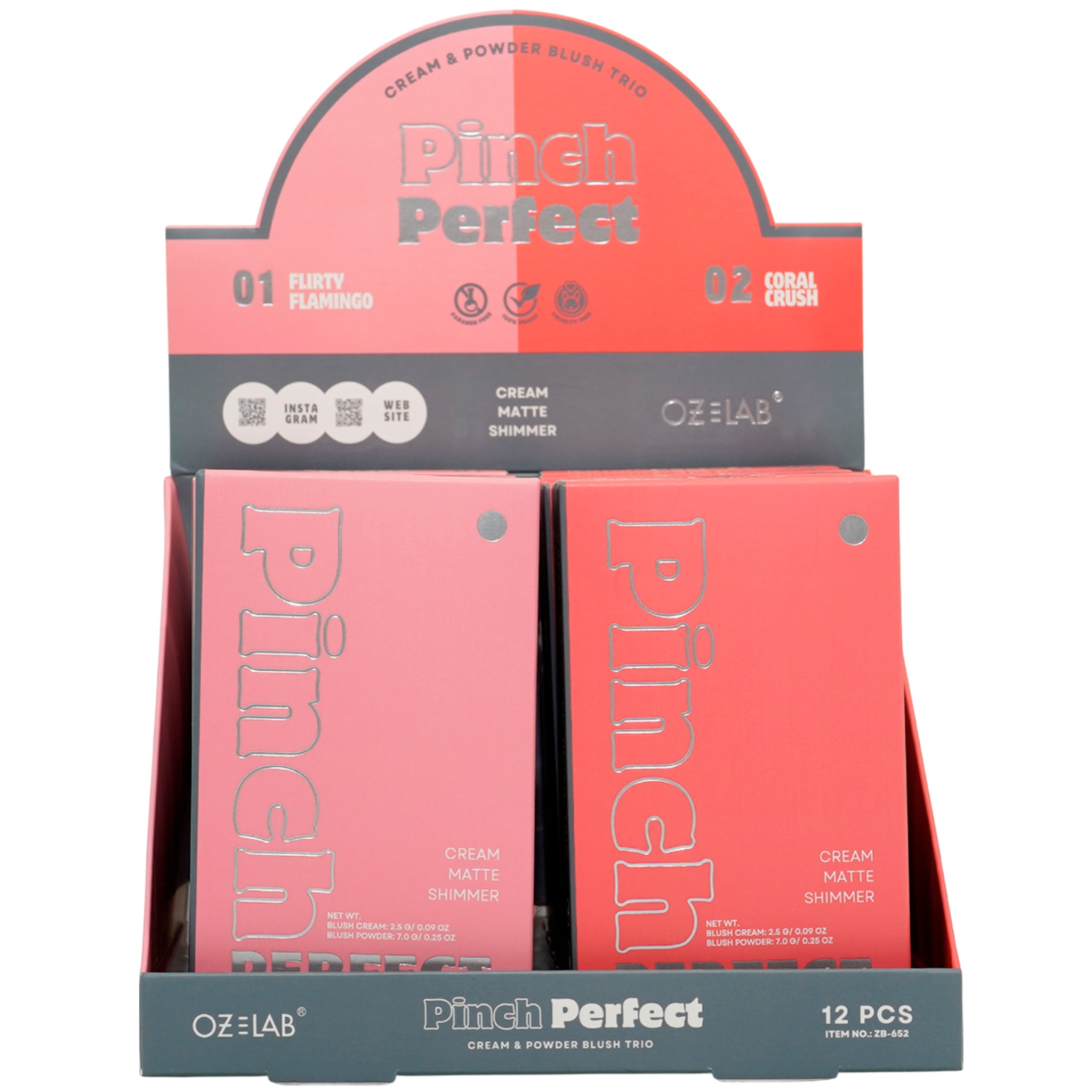 (12-pack) Oz Lab Pinch Perfect Cream And Powder