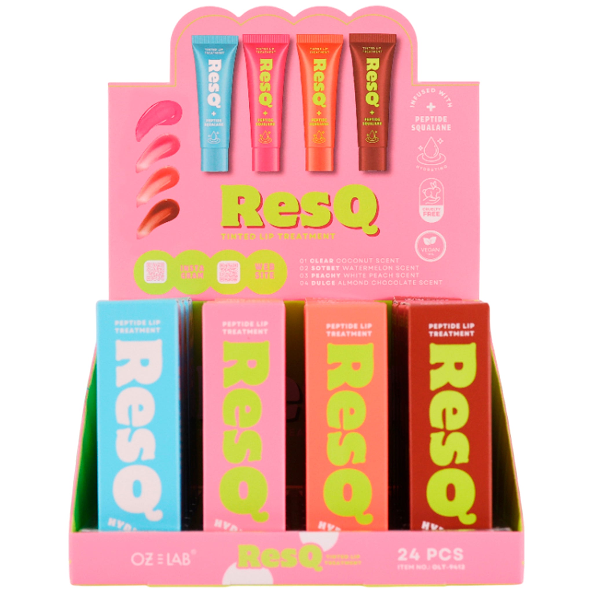 (24-pack) Oz Lab Resq Peptide - Lip Treatment