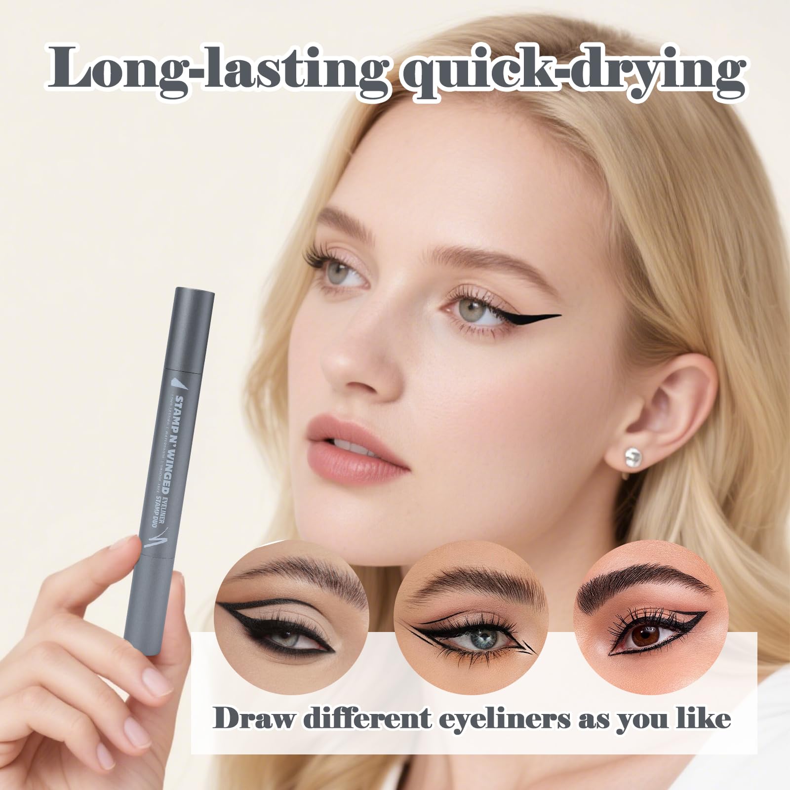 (24-pack) Oz Lab Stamp N' Winged Eyeliner Stamp Duo - Thumbnail 3