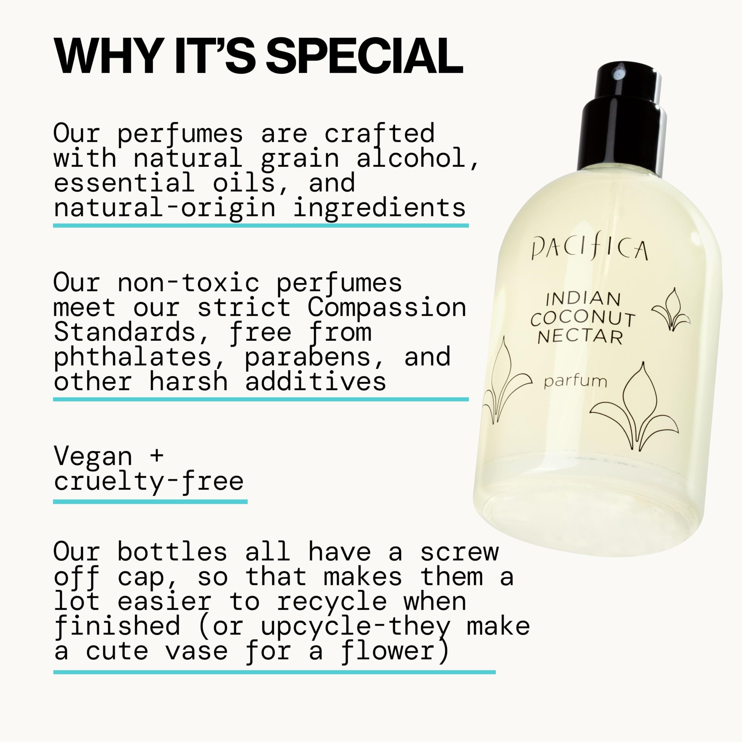 Pacifica Indian Coconut Nectar Warm Coconut Vanilla Gourmand Clean Beauty Scent - Thumbnail 3