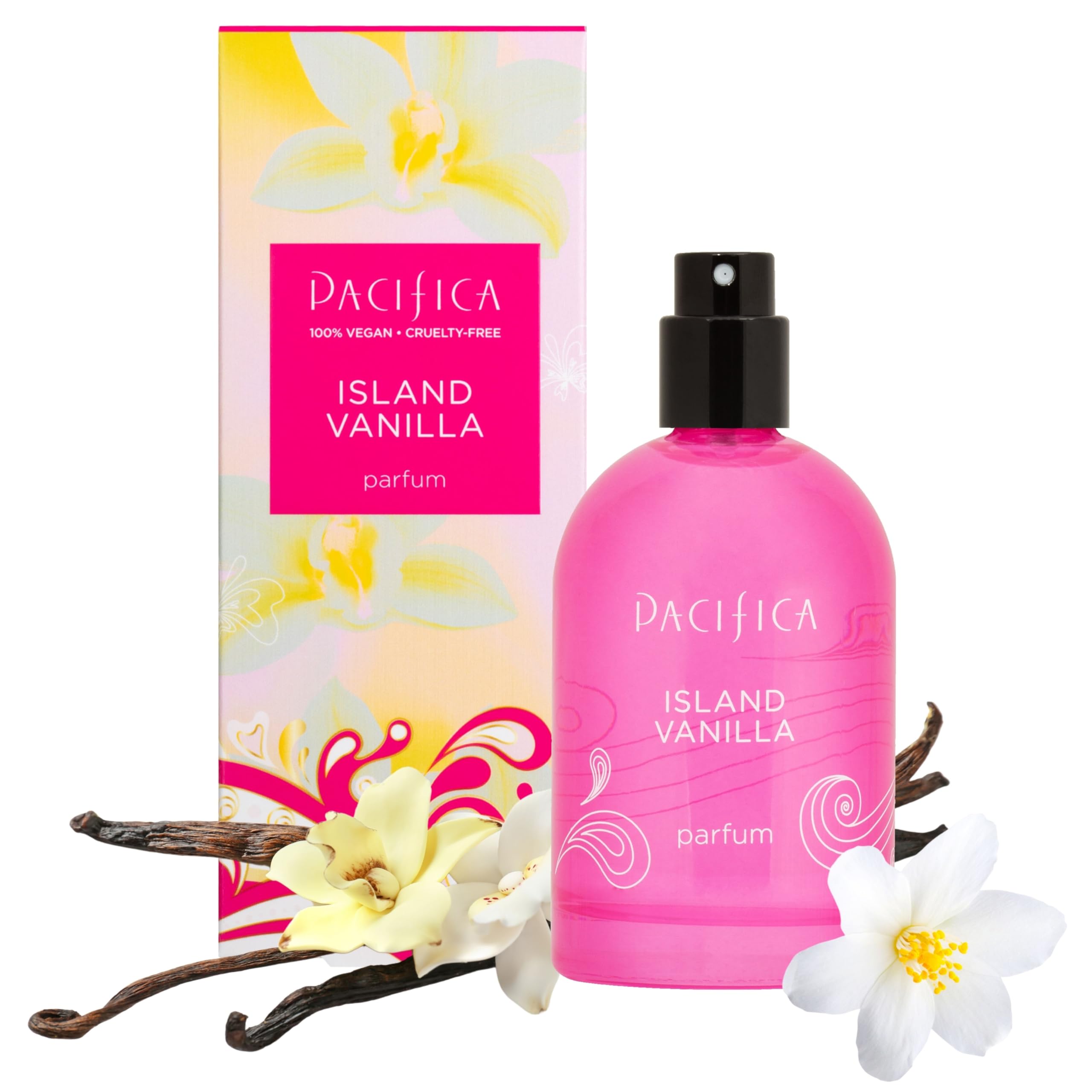 Pacifica Beauty Island Vanilla Sweet Tropical Vanilla Gourmand Scent Everyday