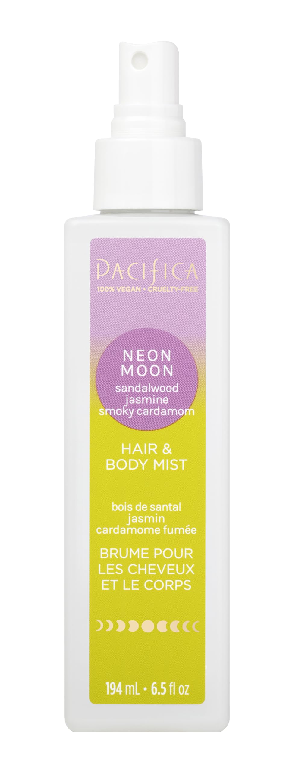 Pacifica Hair Body Mist Neon Moon Hair Body W/sandalwood Jasmine Spices