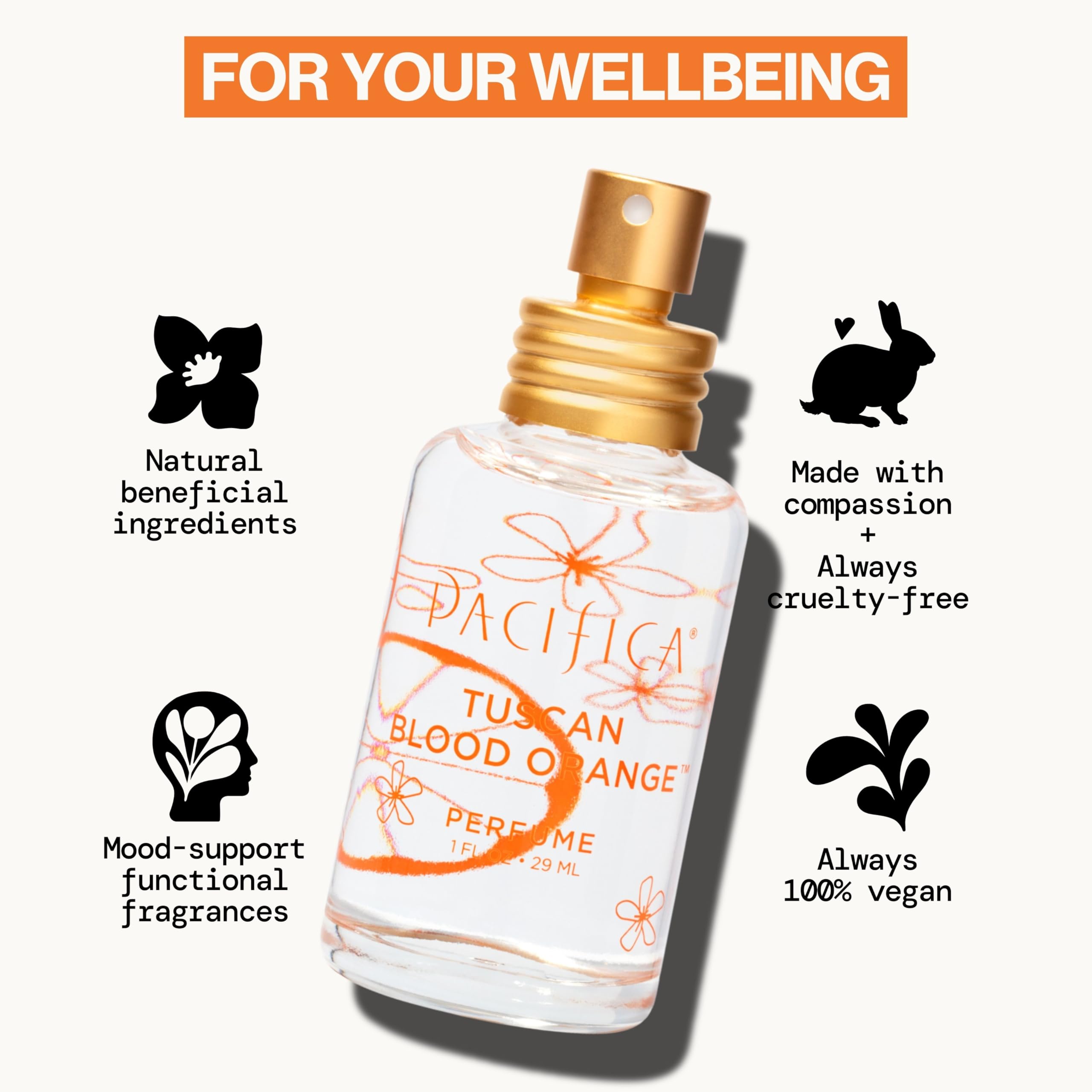 Pacifica Tuscan Blood Orange Vegan Cruelty Free Made In Usa For Women - Thumbnail 2