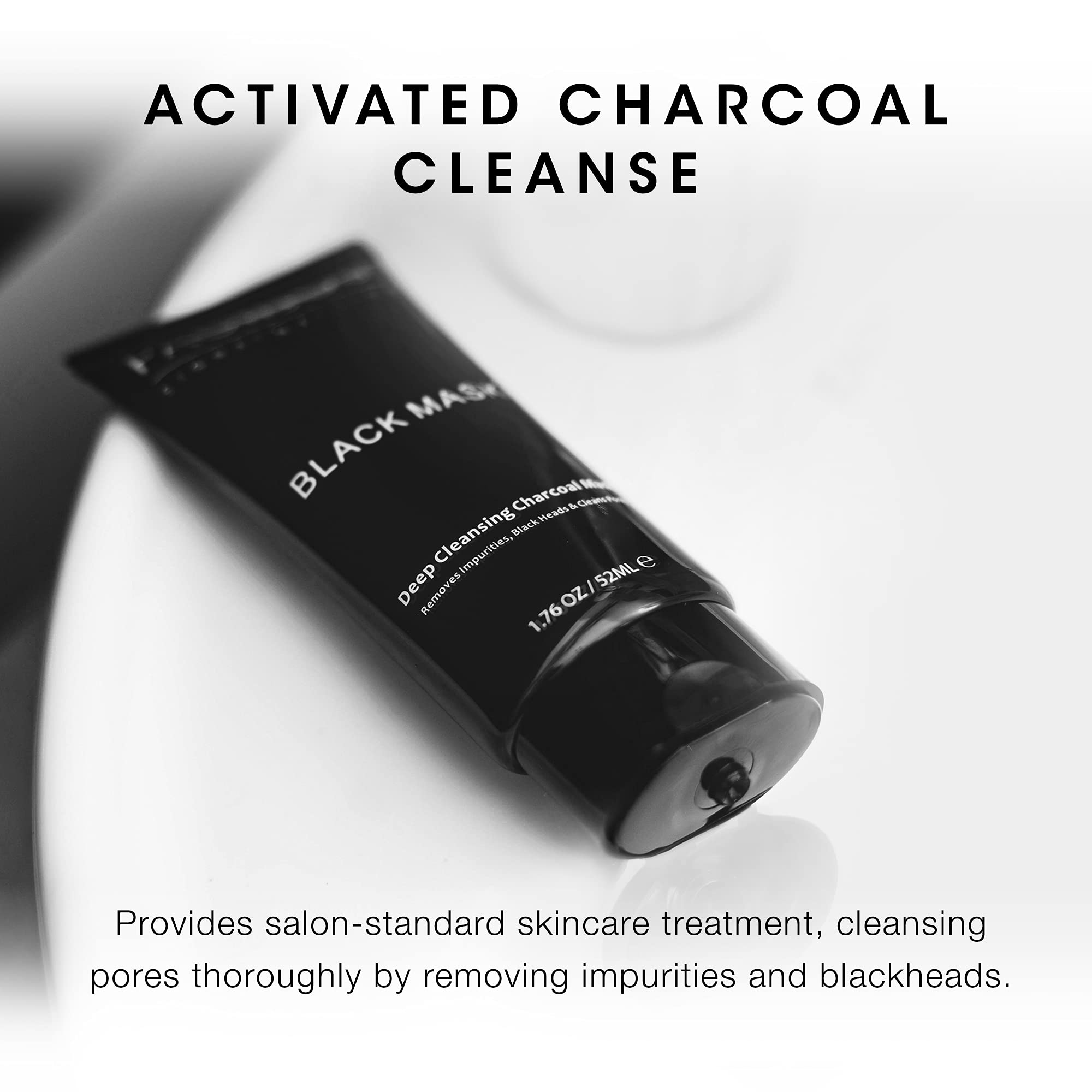 Pacinos Blackhead Remover Deep Cleansing Peel Off Black Mask Active Charcoal - Thumbnail 3