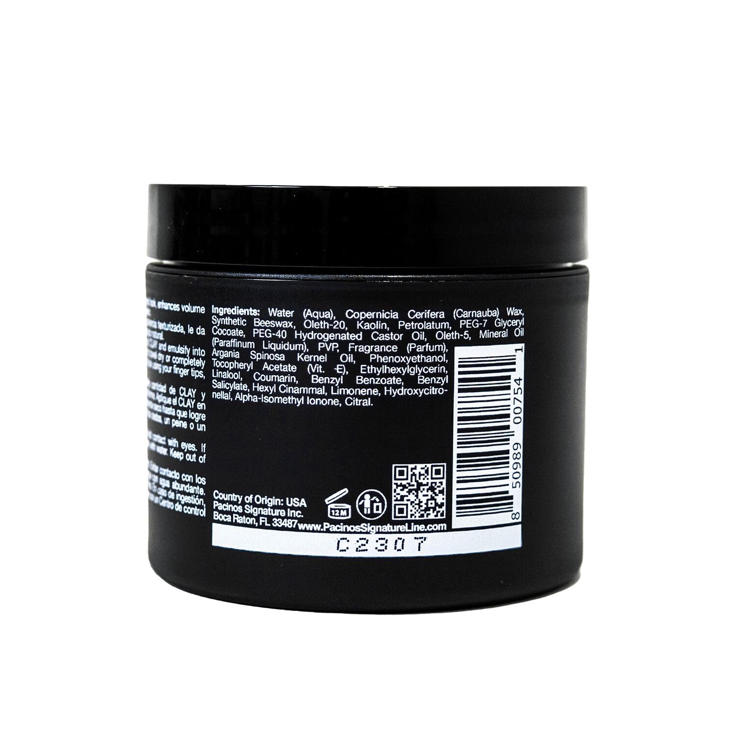 Pacinos Signature Line Clay Hair Paste Styling Wax With Firm Hold for All Hair - Thumbnail 3