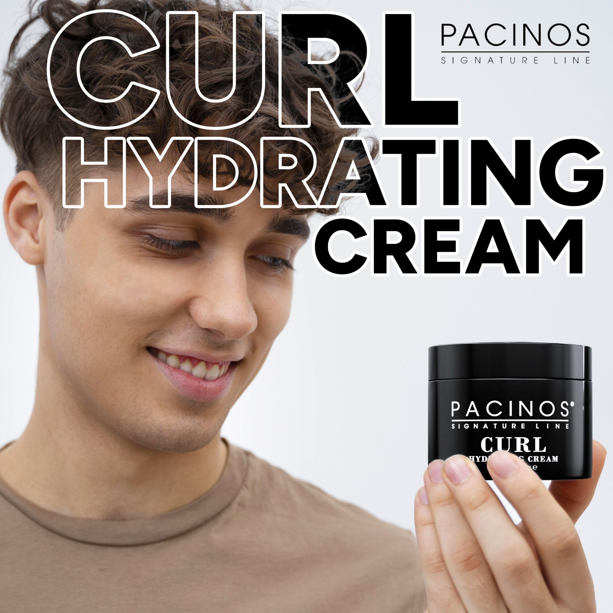 Pacinos Curl Hydrating Cream Curl Defining and Frizz Control Styling Cream - Thumbnail 3