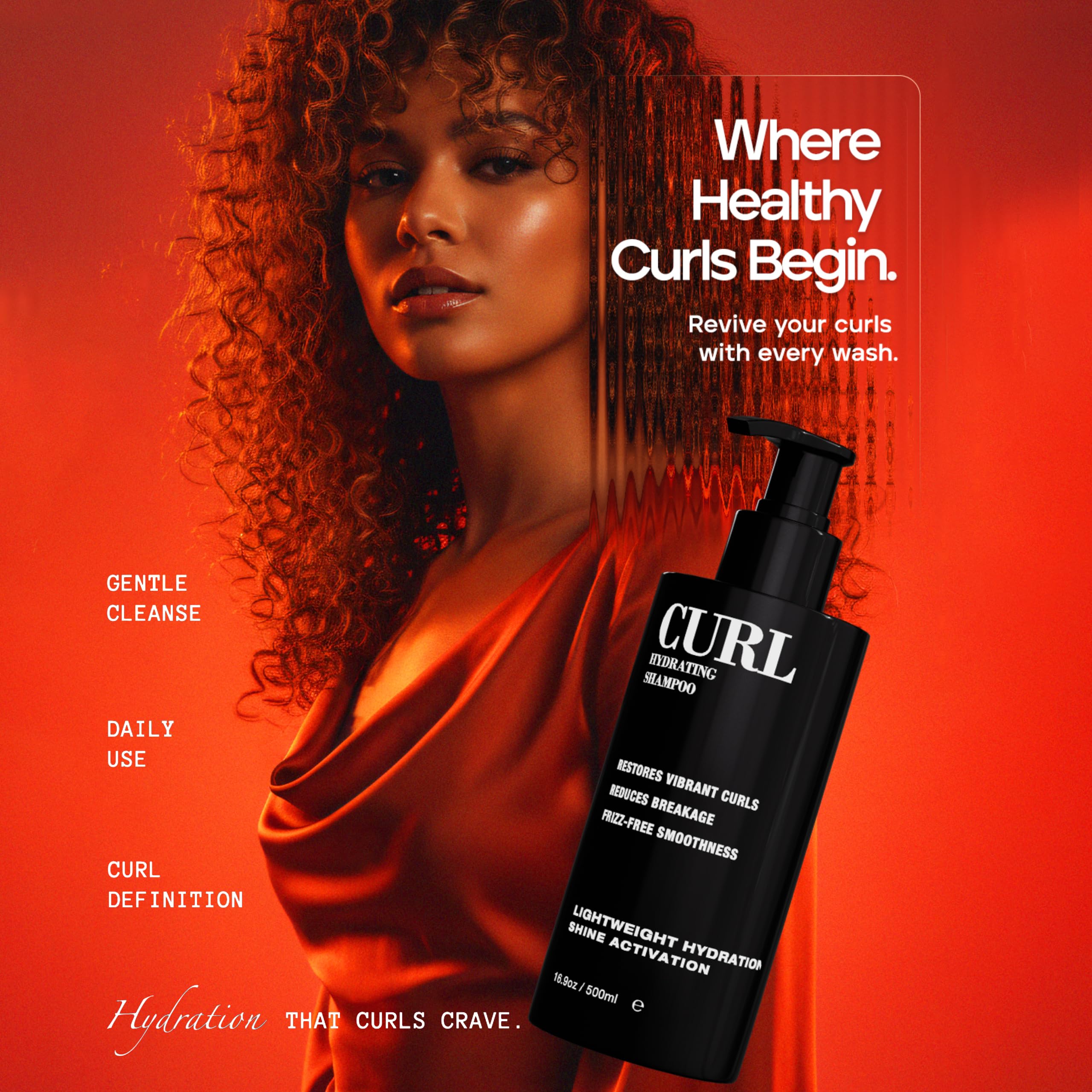 Pacinos Curl Hydrating Shampoo Deep Moisture for Defined Healthy Curls Lessen - Thumbnail 3