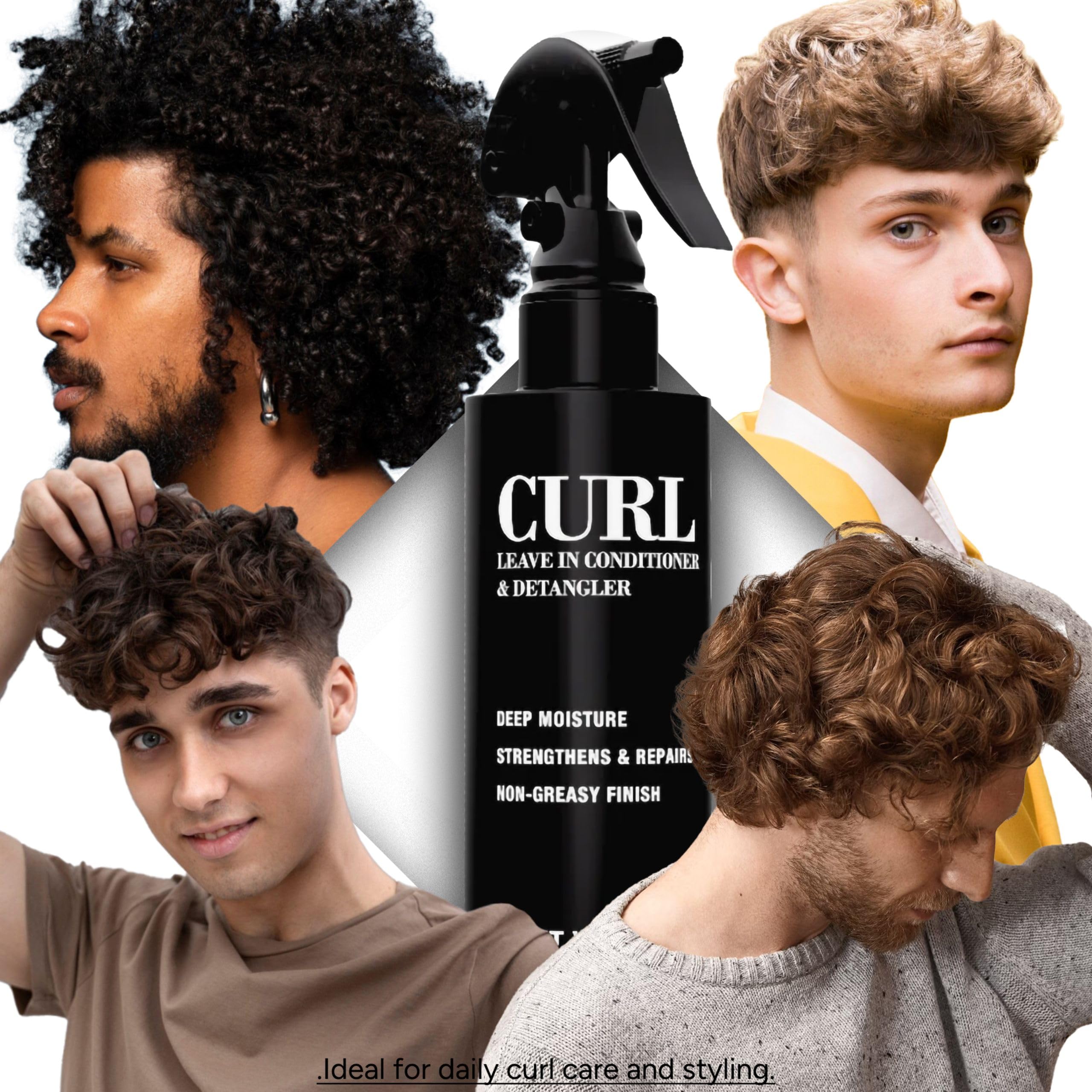 Pacinos Curl Leave In Conditioner and Detangler Hydrating Curl Conditioner for - Thumbnail 2