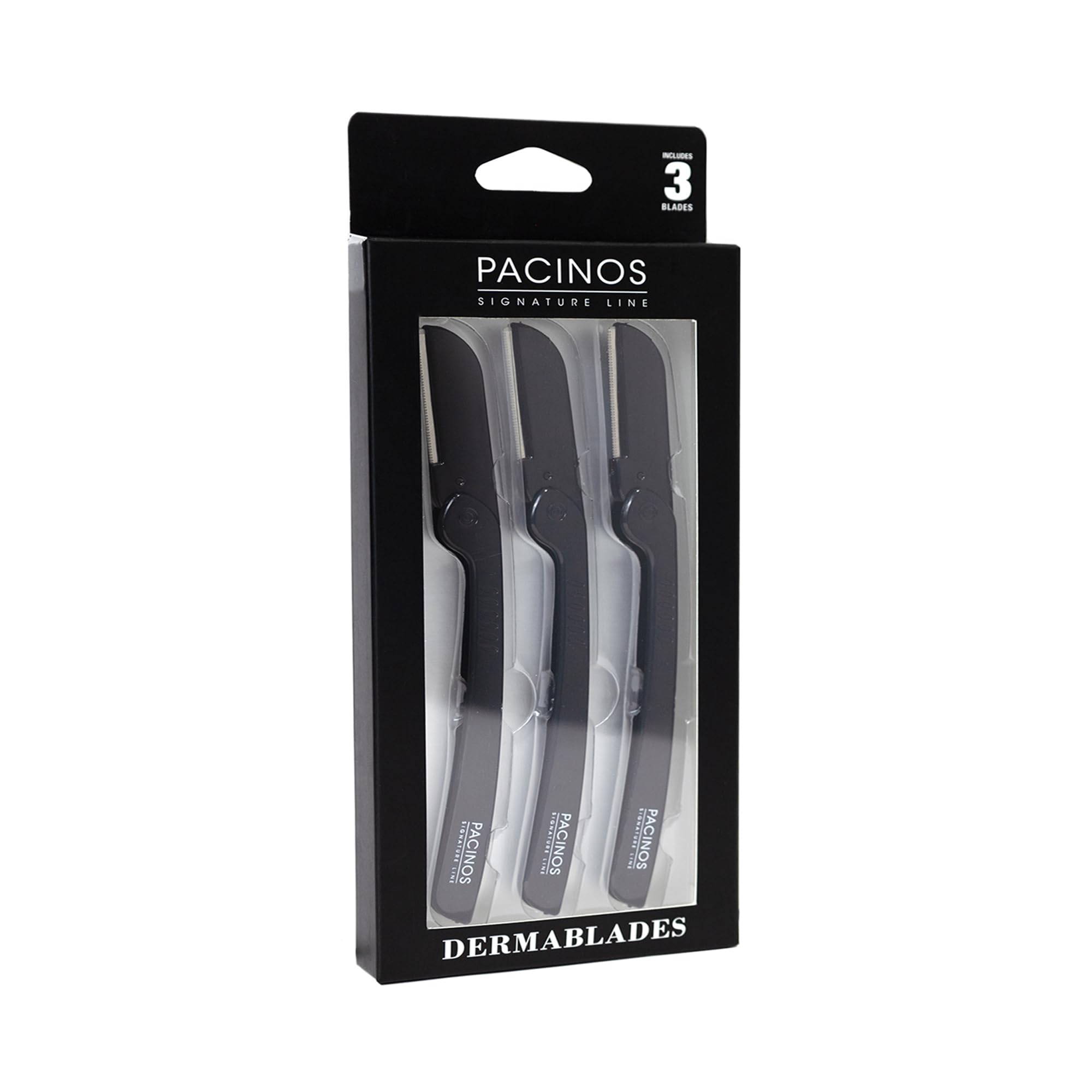 Pacinos Derma Blades Precision Straight Razor Beard Care Exfoliation Tool With