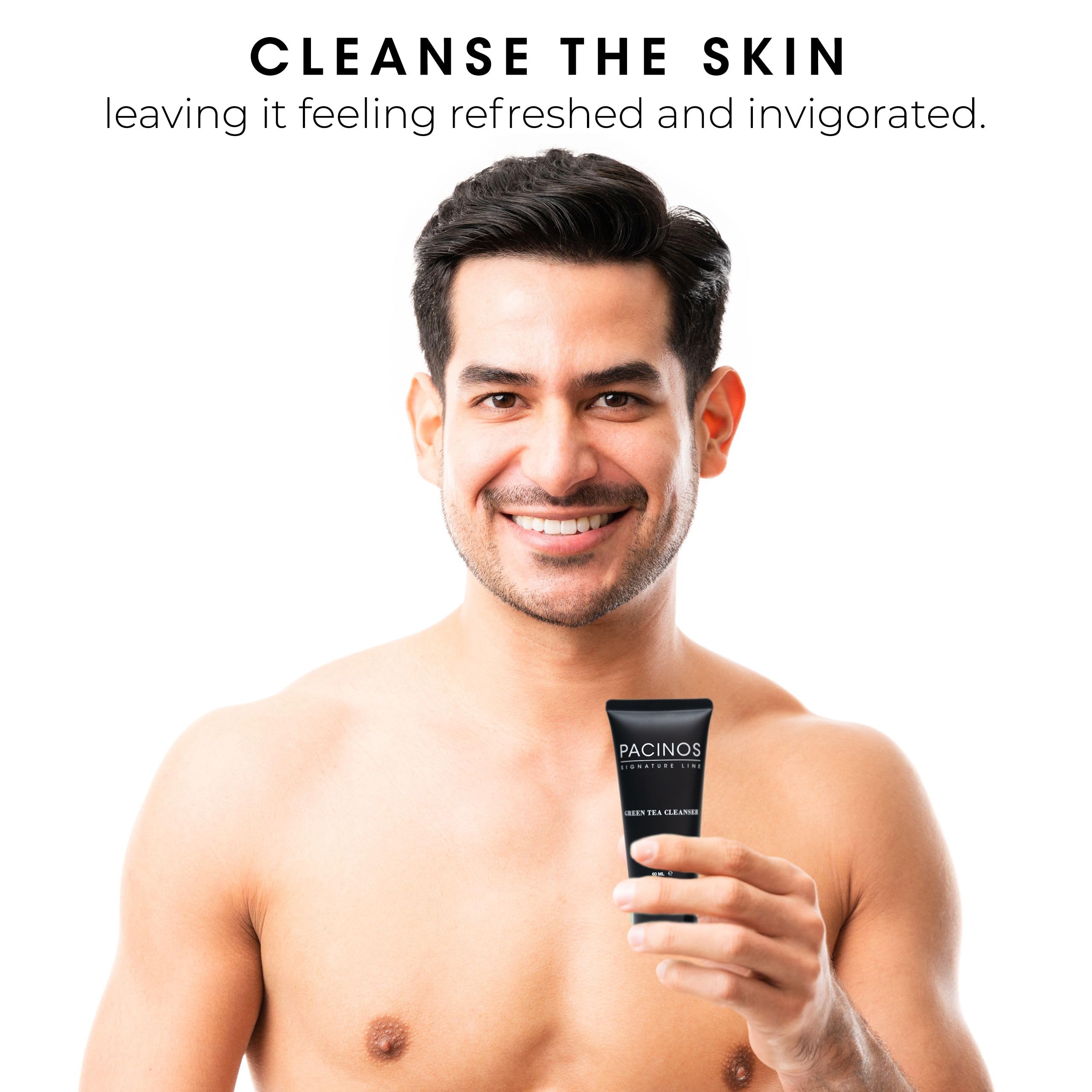 Pacinos Green Tea Cleanser Gentle Facial Cleanser Nourishing Antioxidant Face - Thumbnail 2