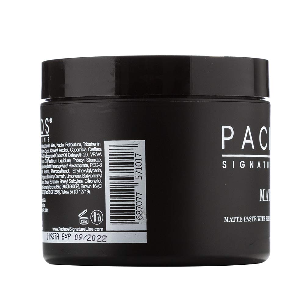 Pacinos Matte Hair Paste Firm Hold No Shine Sculpting Styling Wax Definition - Thumbnail 3