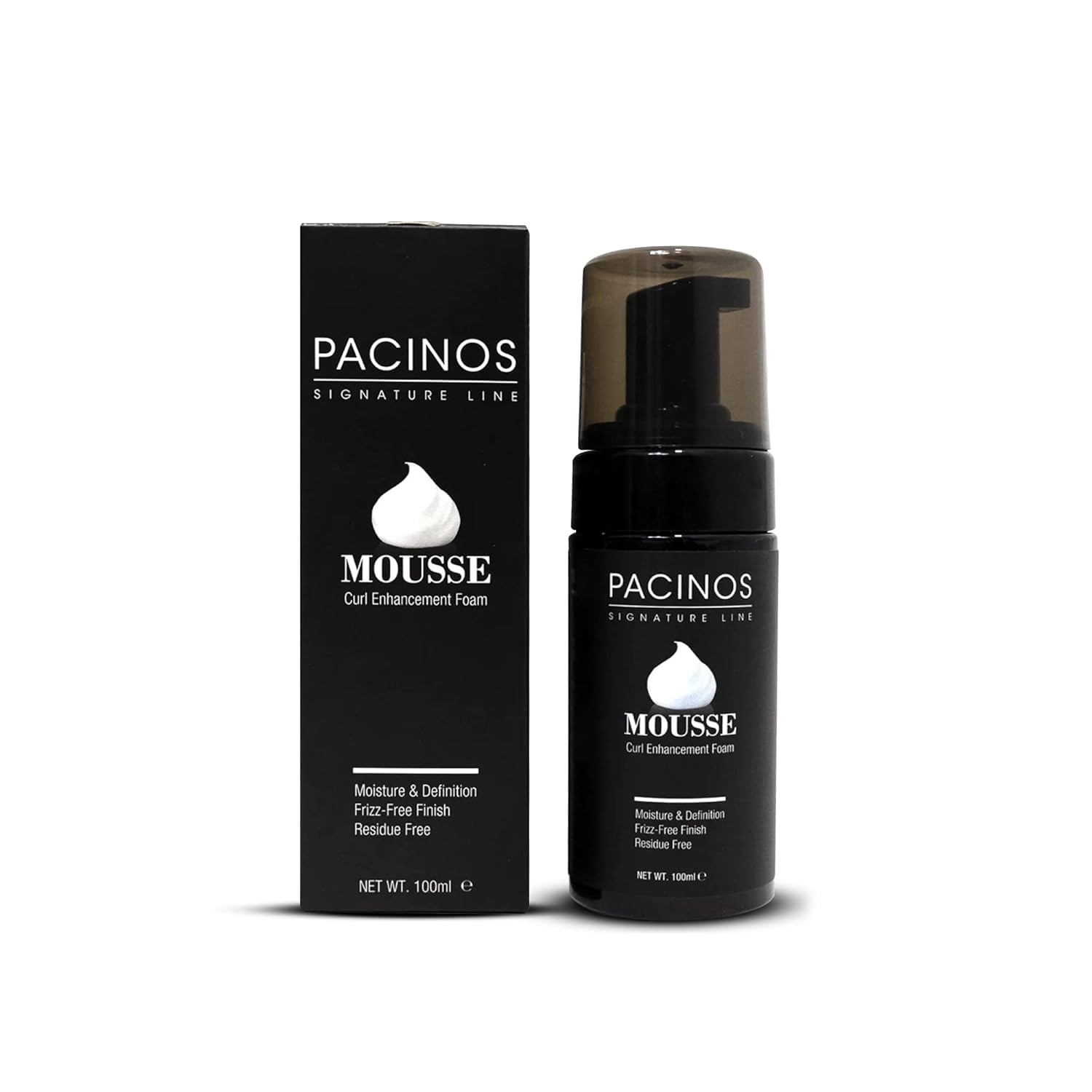 Pacinos Signature Line Curl Enhancing Mousse Light Hold Hair Mousse and Styling