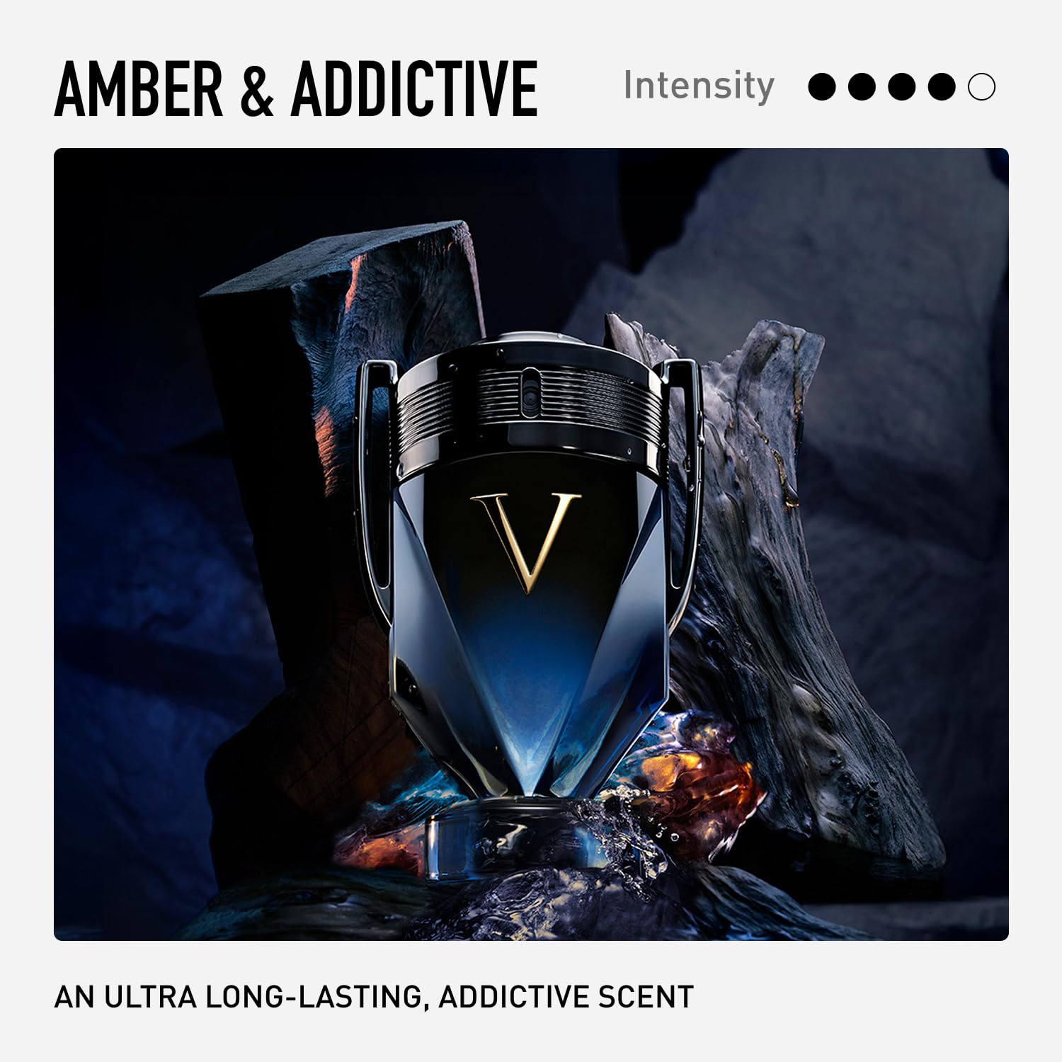 Rabanne Invictus Victory Elixir Parfum Intense Amber Woody Spicy With Cardamom - Thumbnail 3