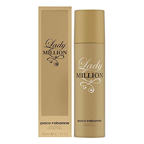 [Deodorant] Paco Rabanne Lady Million Deodorant For Women 5 oz - Thumbnail 2