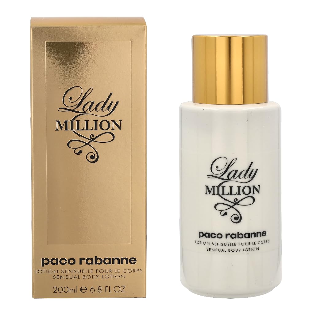 [Body Lotion] Paco Rabanne Lady Million Body Lotion 6.8 Fl Oz For Women - Thumbnail 2