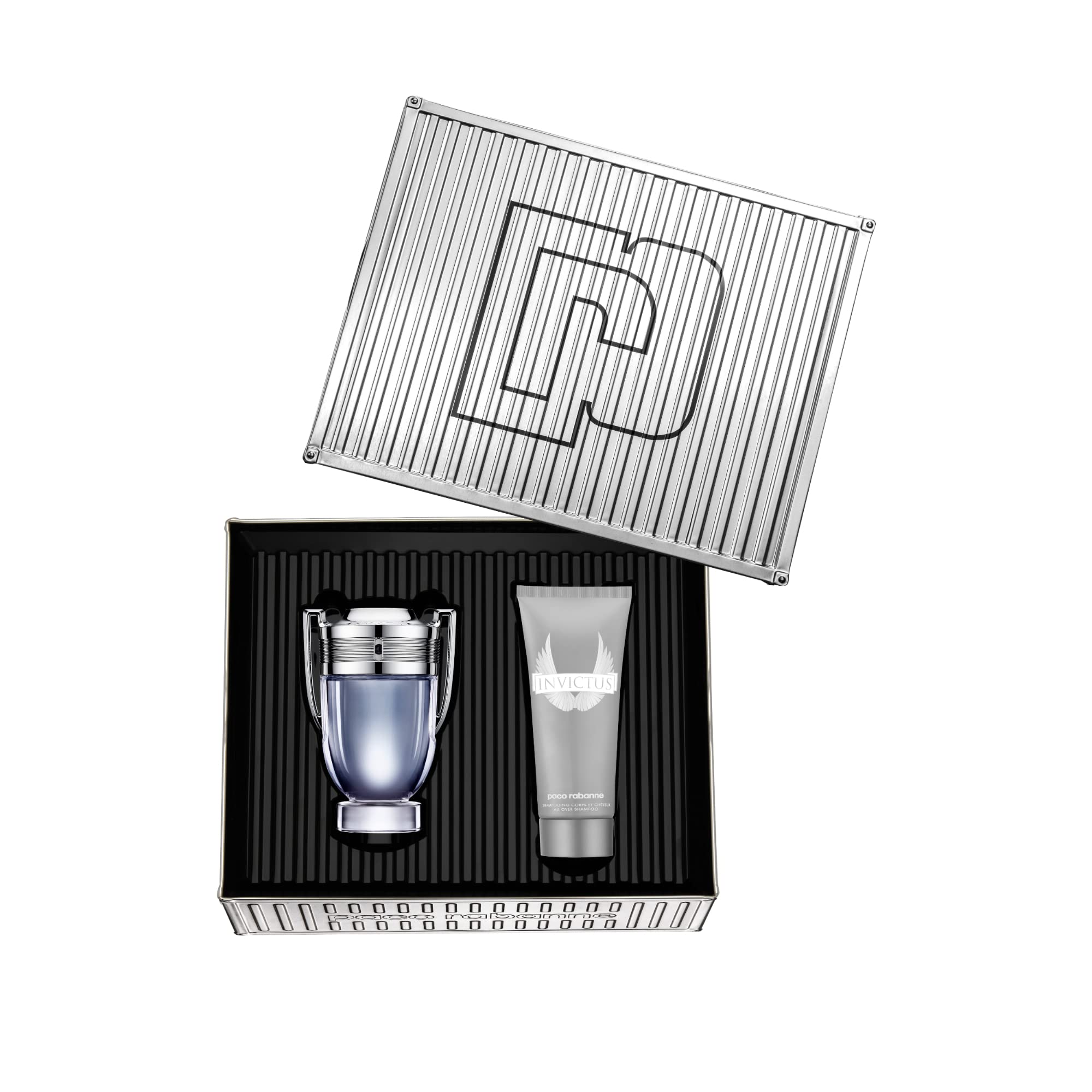 [Set] Paco Rabanne Invictus M 2 Pc Tin Box Set EDT - Thumbnail 2
