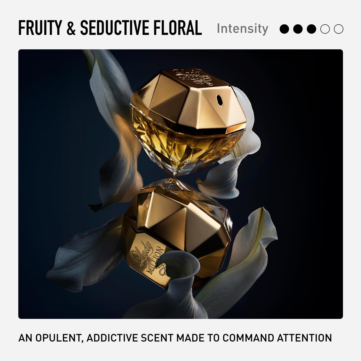 Rabanne Lady Million Floral Woody With Jasmine Honey Patchouli Designer For - Thumbnail 3