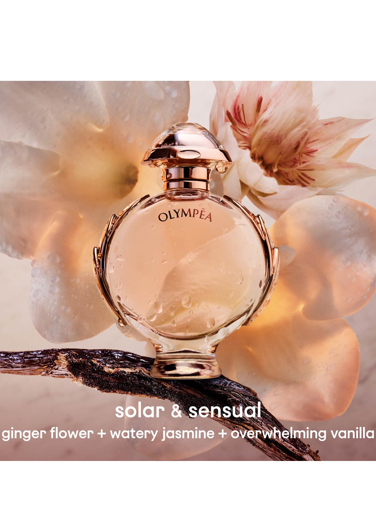 Paco Rabanne Olympea Vanilla Woody Warm Spicy Notes of Water Jasmine Ginger - Thumbnail 3