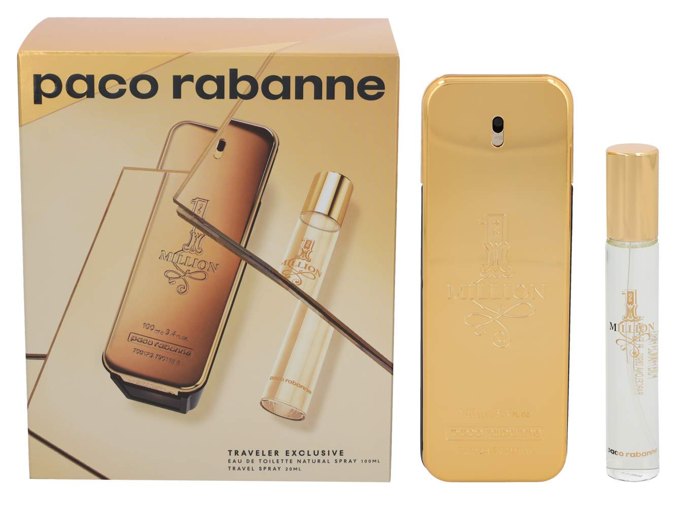 [Set] Paco Rabanne Paco Rabanne 1 Million For Men EDT 3.4 oz