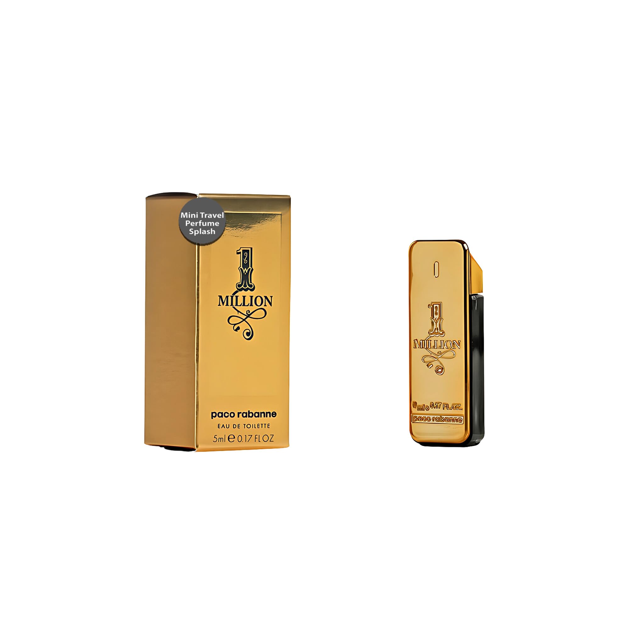 [Mini] Paco Rabanne 1 Million Mini Splash 0.17 Fl Oz For Men EDT