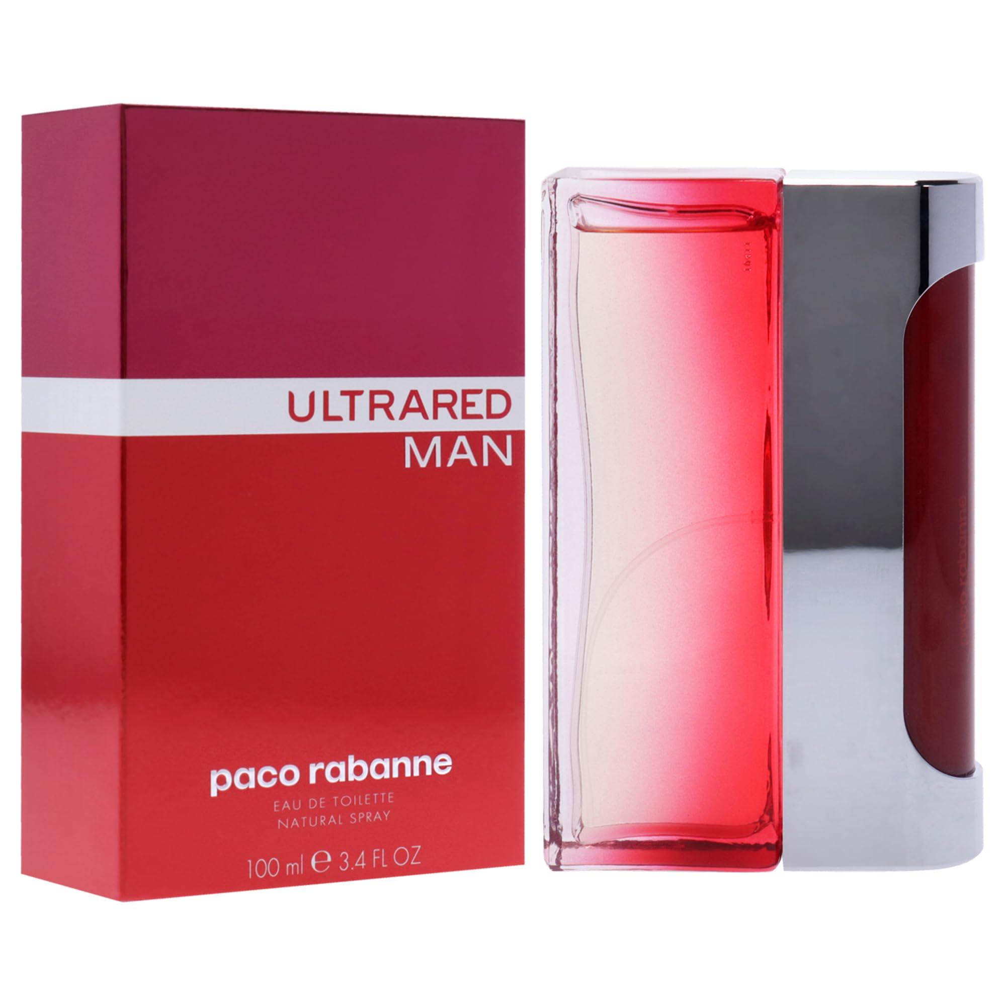 Ultrared By Paco Rabanne For Men EDT 3.4 oz - Thumbnail 3