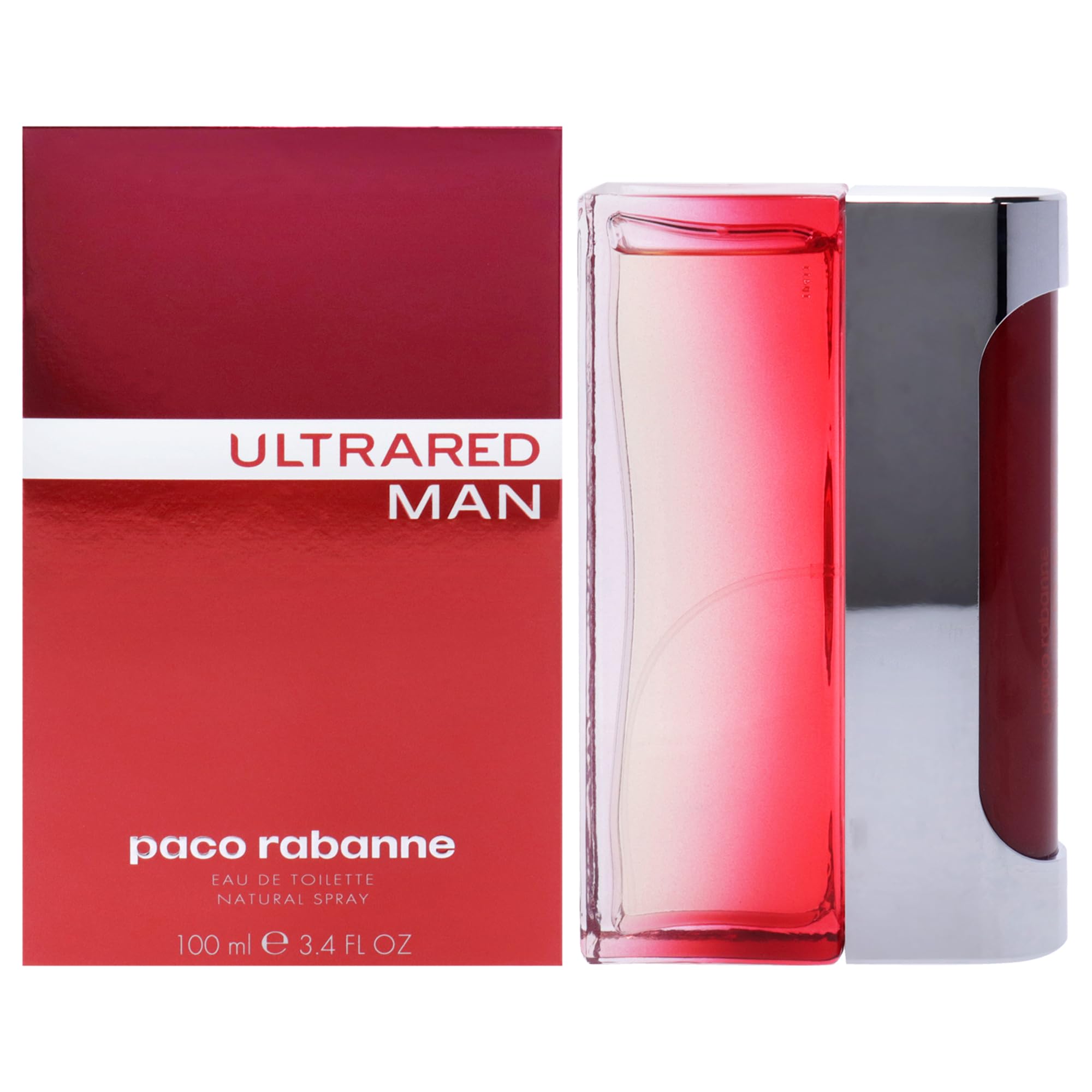 Ultrared By Paco Rabanne For Men EDT 3.4 oz - Thumbnail 1