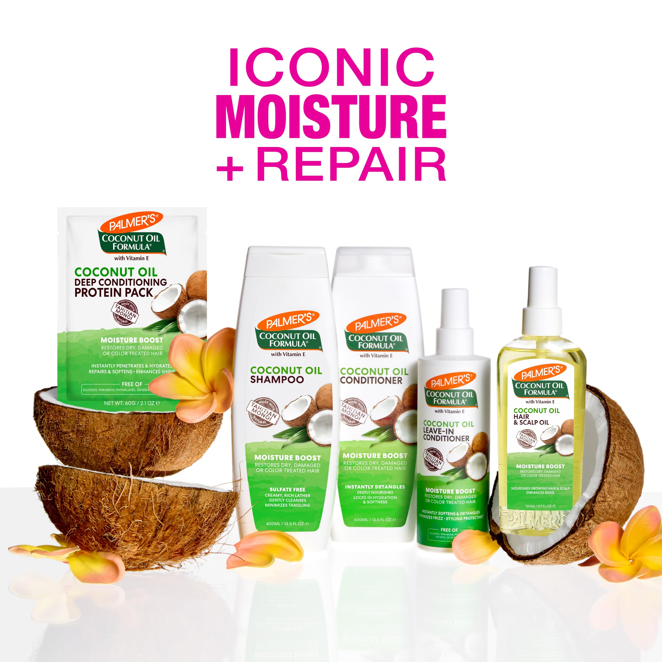 Palmer's Coconut Oil Moisture Boost Restorative Hair and Scalp Oil Lasting - Thumbnail 2